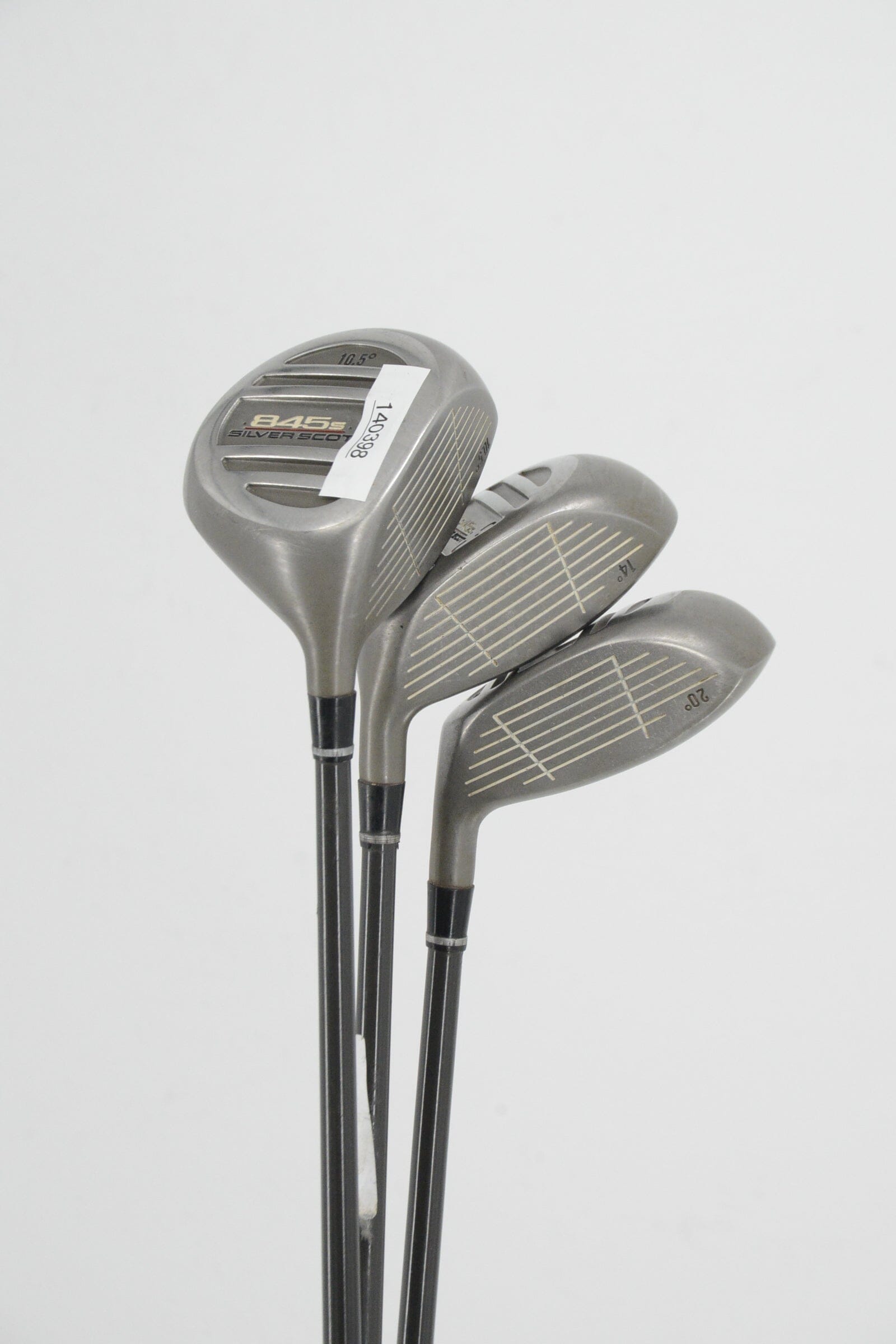 Tommy Armour 845 Silver Scot D, 3W, 5W Wood Set R Flex Golf Clubs GolfRoots