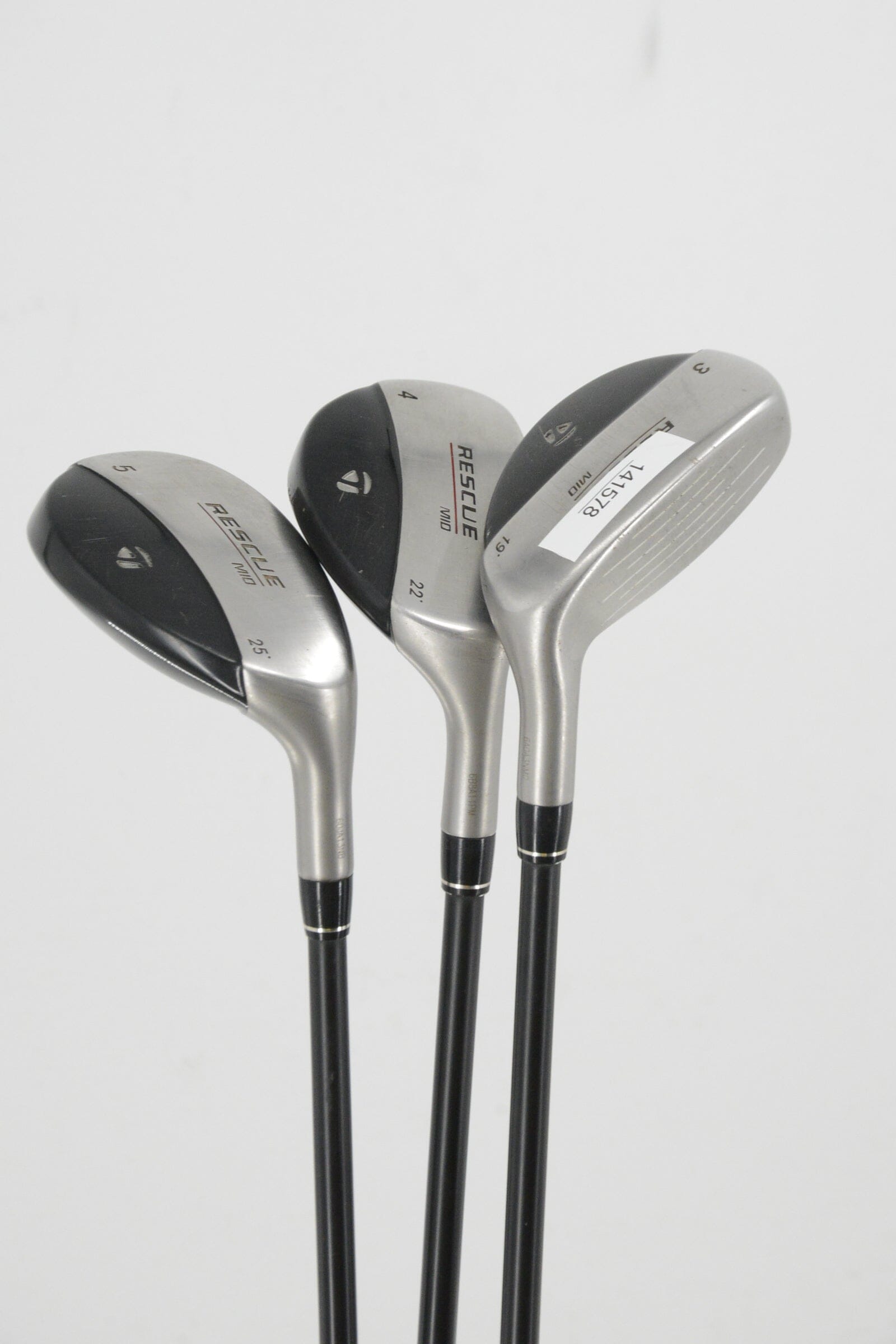 TaylorMade Rescue Mid 3H, 4H, 5H Hybrid Set R Flex Golf Clubs GolfRoots