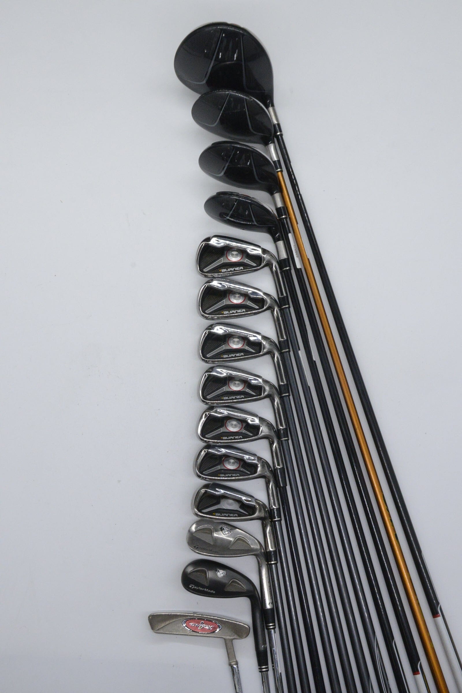 TaylorMade Burner '09 Mixed Full Set R Flex Std Length Golf Clubs GolfRoots