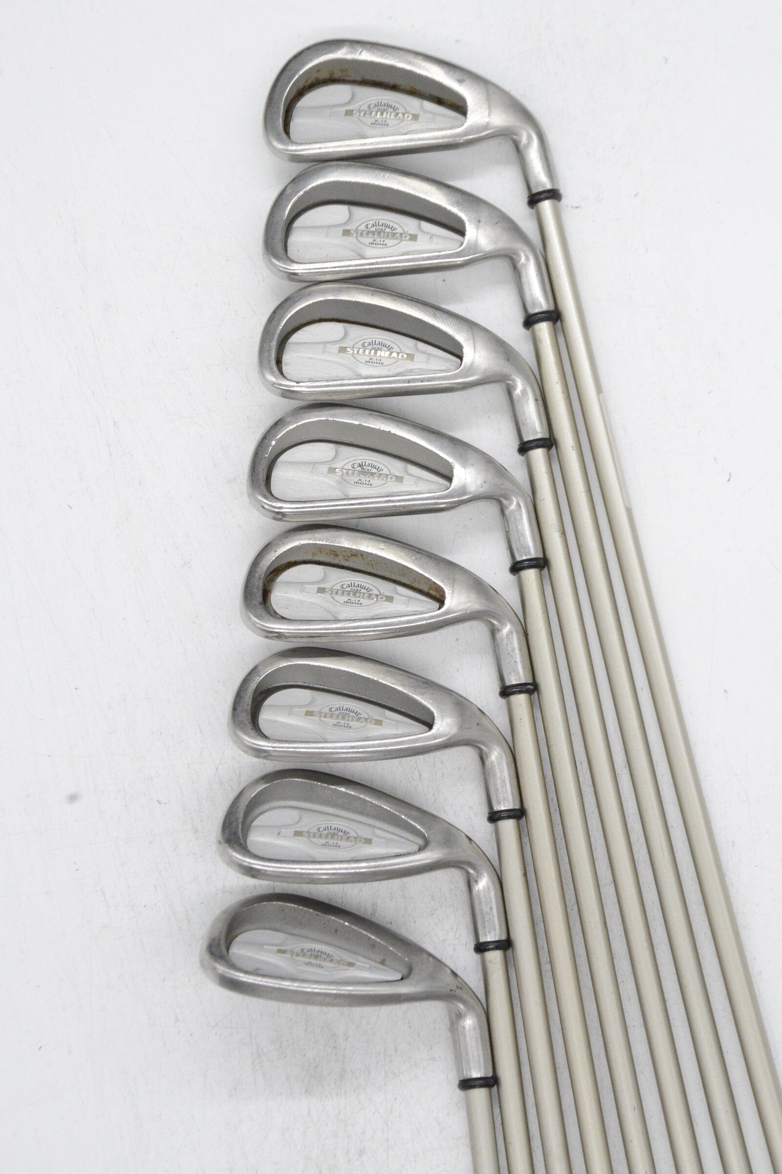 Women's Callaway Steelhead X-14 4-PW Iron Set W Flex -0.5" Golf Clubs GolfRoots