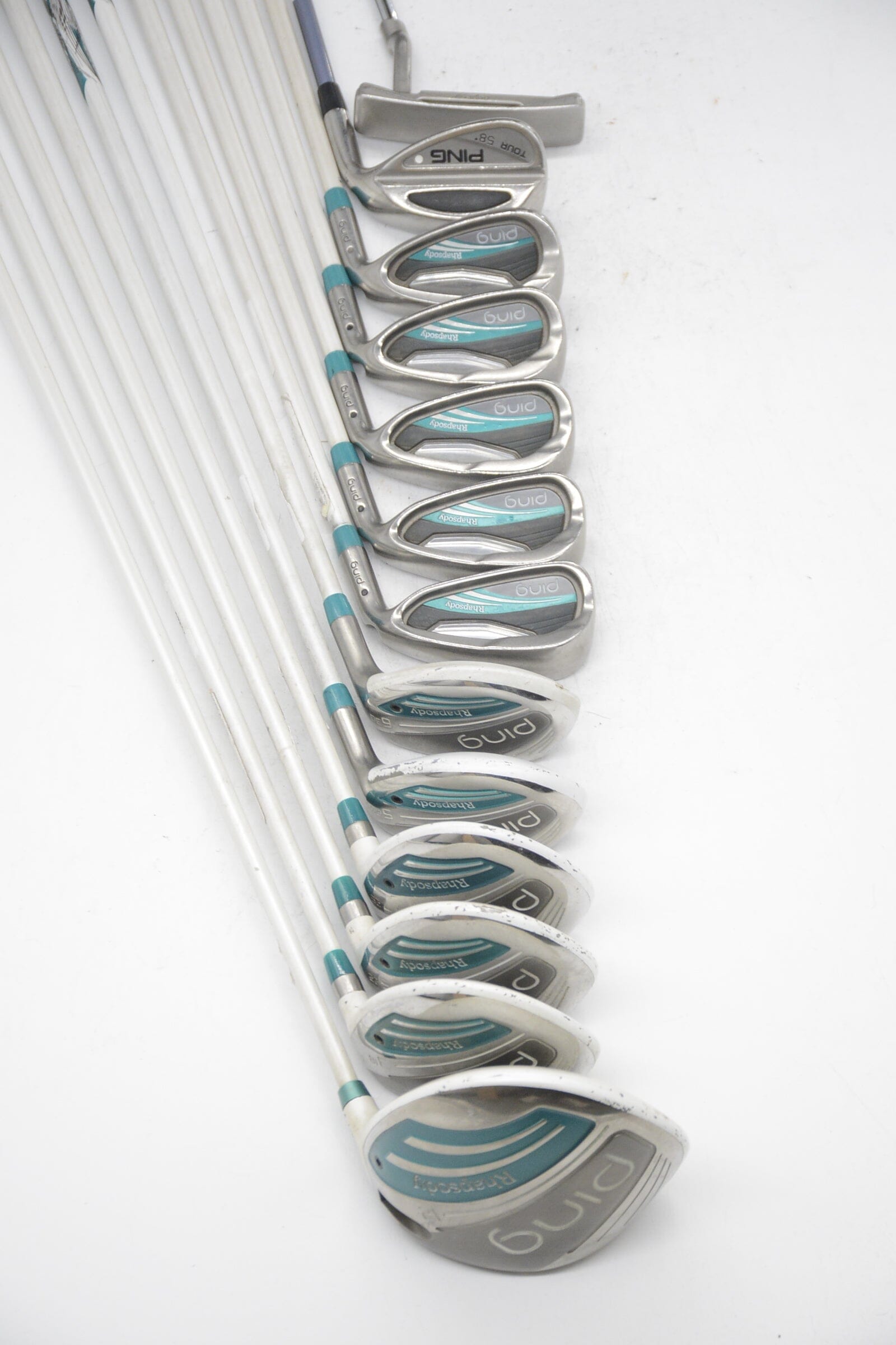 Women's Ping Rhapsody Mixed Full Set W Flex +0.5" Golf Clubs GolfRoots