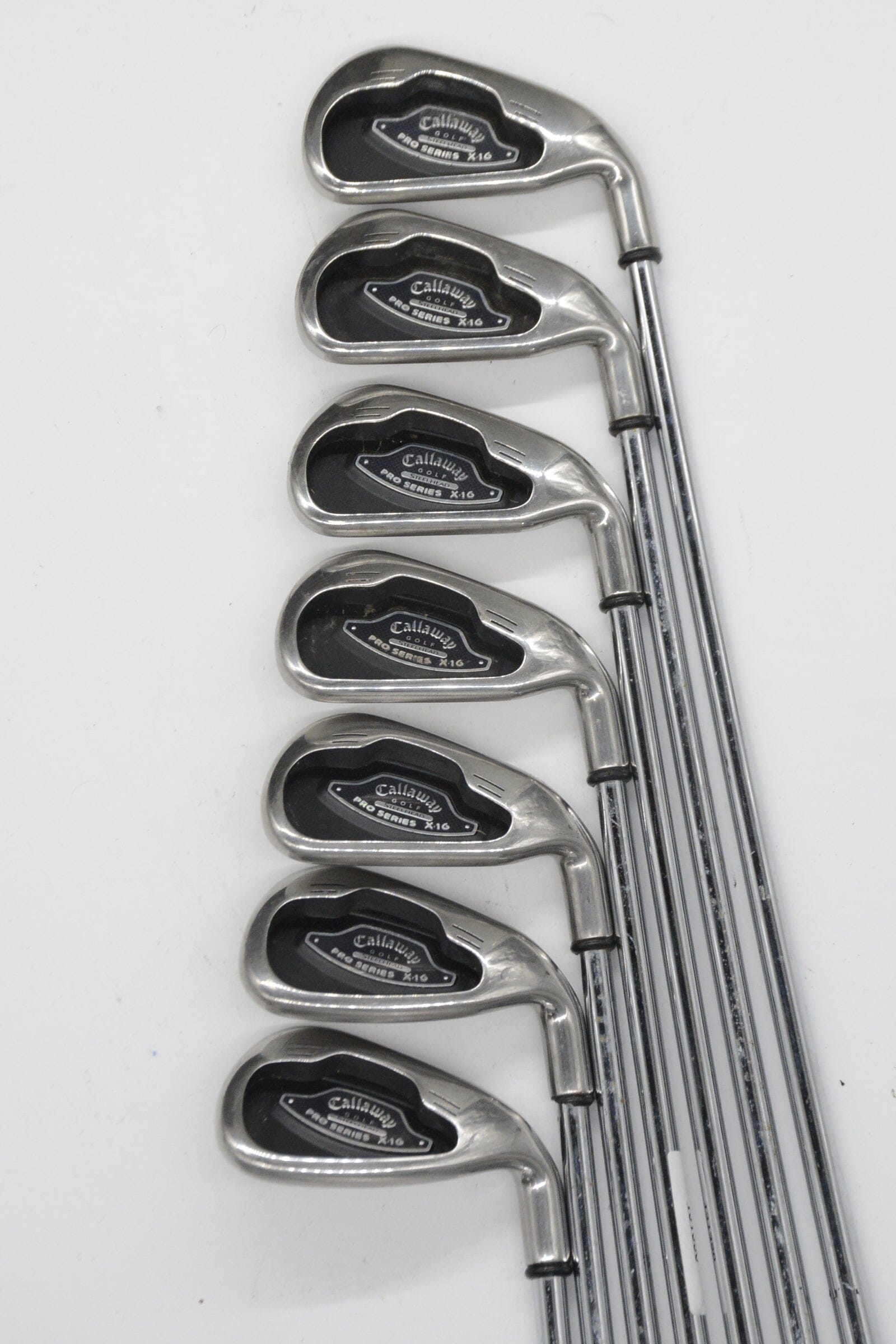Callaway Steelhead X-16 Pro Series 3-9 Iron Set X Flex +0.25" Golf Clubs GolfRoots