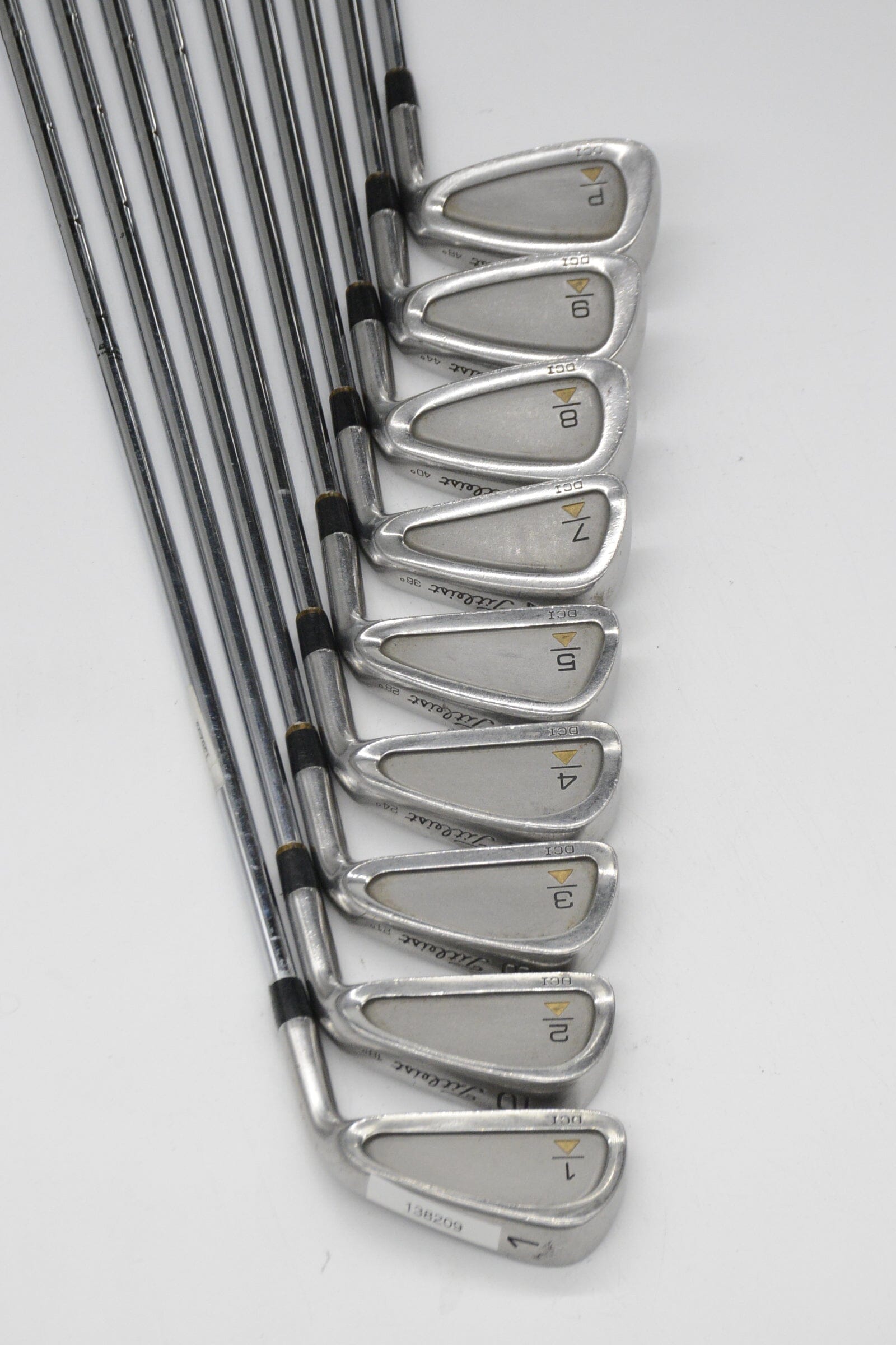 Titleist DCI Gold 1-5, 7-PW Iron Set R Flex -0.5"