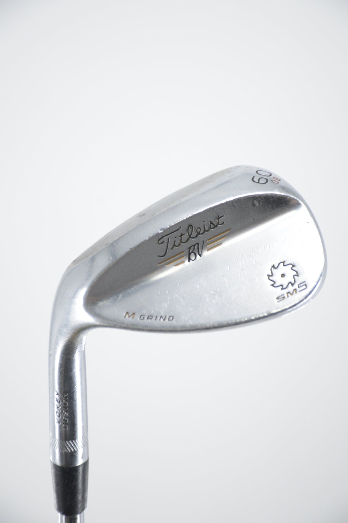 Lefty Titleist Vokey SM5 Tour Chrome 60 Degree Wedge Wedge Flex 35"