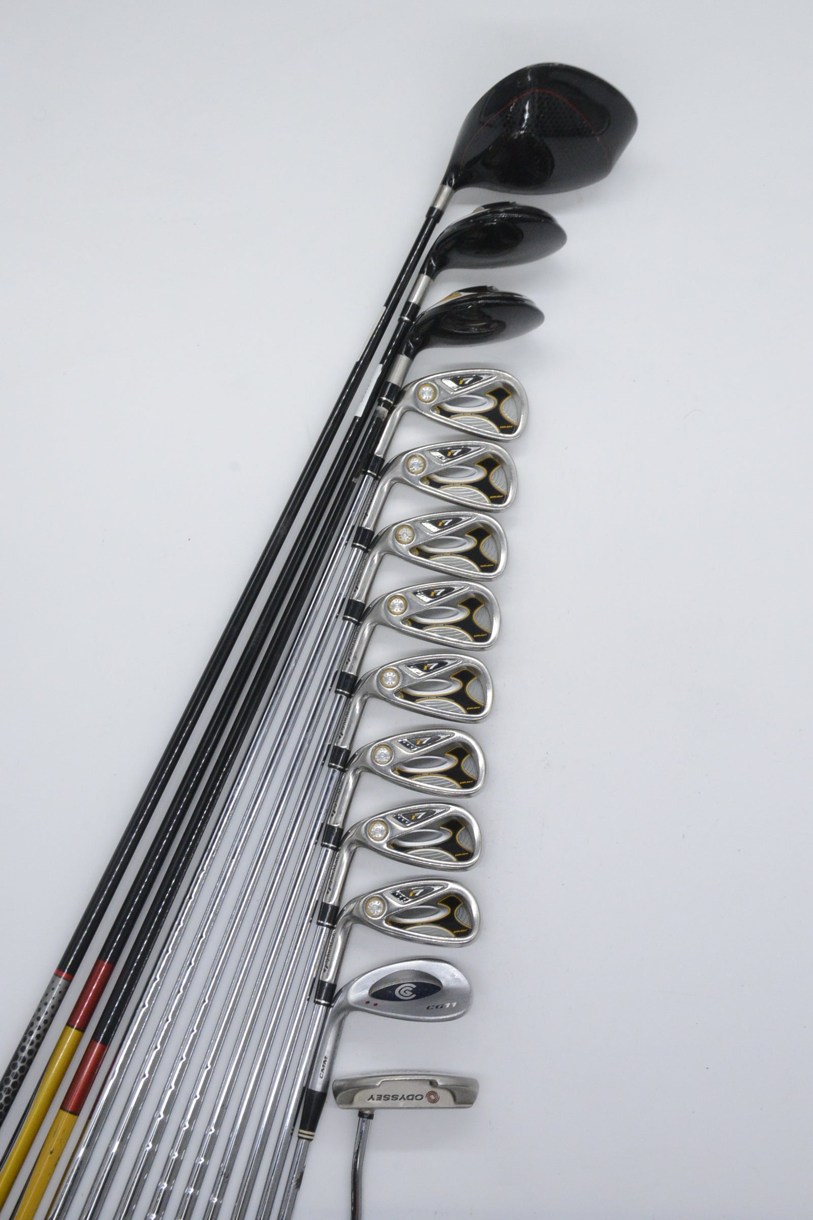 Lefty TaylorMade R7 Draw Mixed Full Set R Flex Std Length