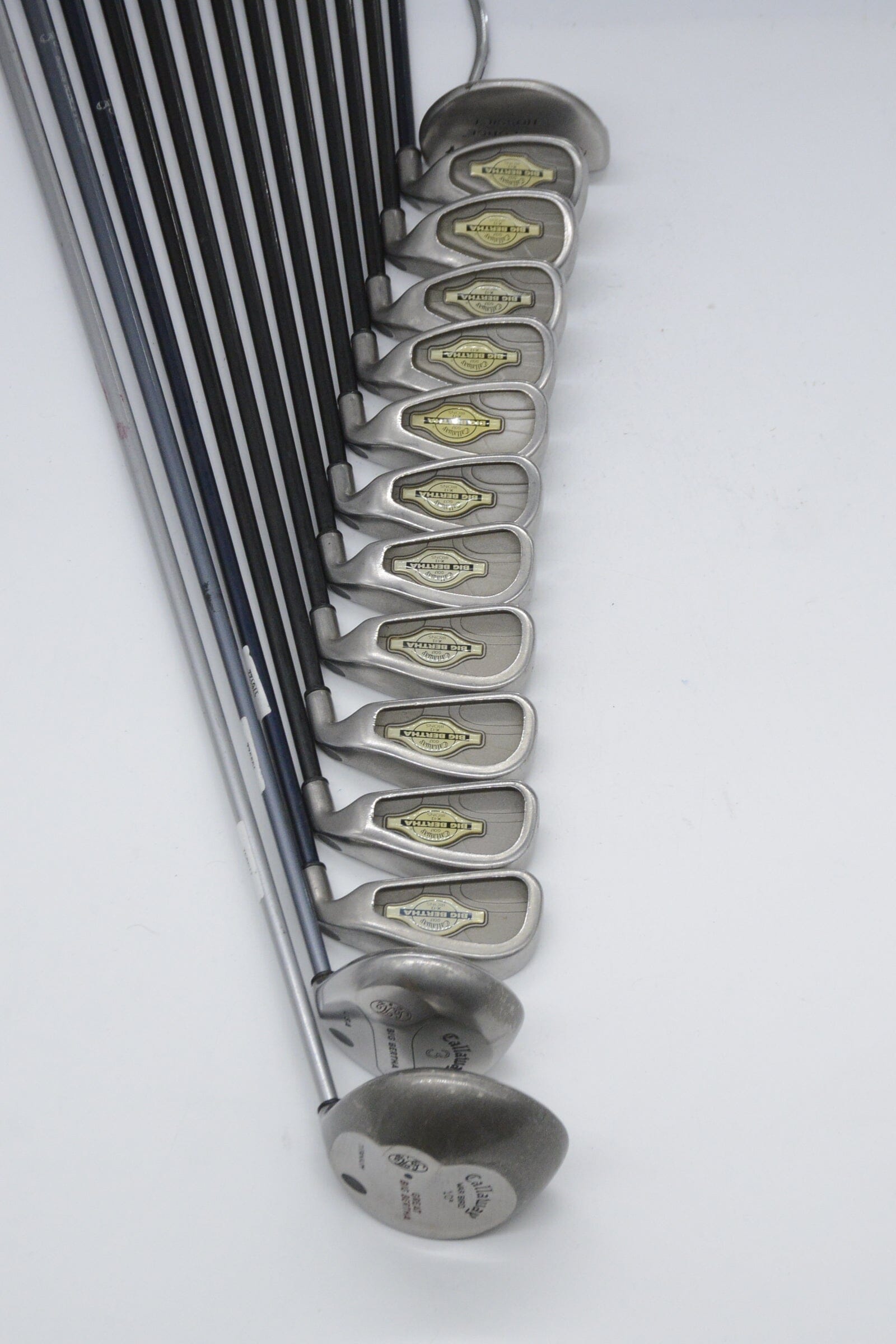 Callaway Big Bertha X-12 Mixed Full Set S Flex -0.5" Golf Clubs GolfRoots