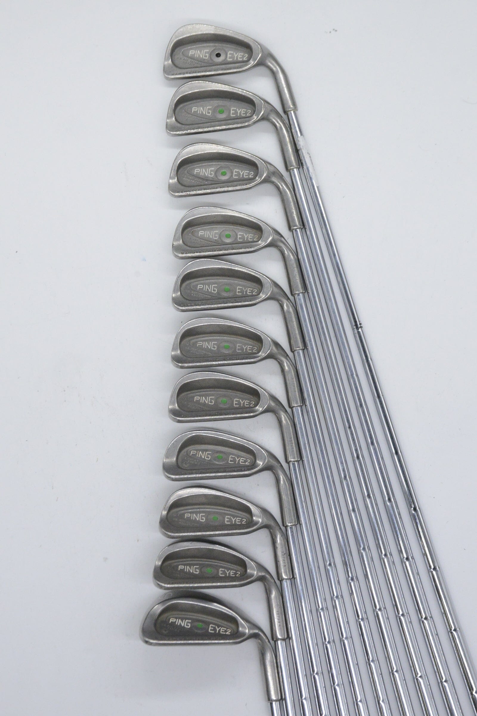 Ping Eye 2 1-PW, SW Iron Set S Flex -0.25" Golf Clubs GolfRoots