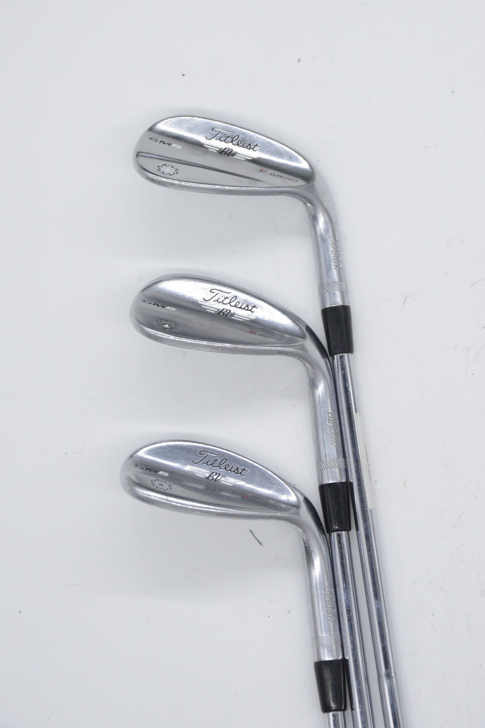 Titleist Vokey SM6 Tour Chrome 52, 56, 60 Degree Wedge Set Wedge Flex