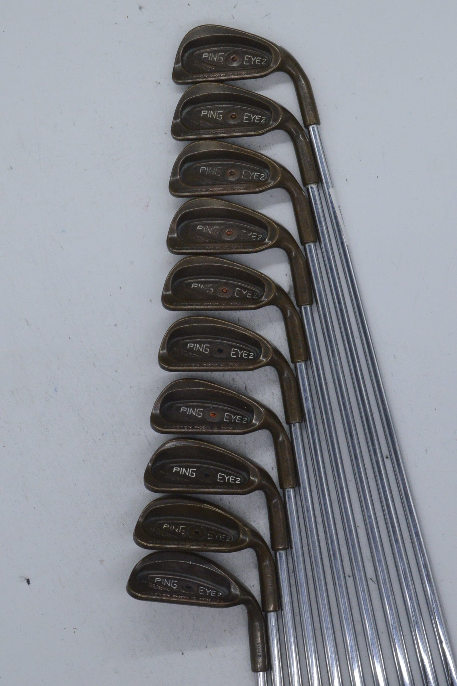 Ping Eye 2 Beryllium Copper 2-PW, SW Iron Set S Flex +0.25" Golf Clubs GolfRoots