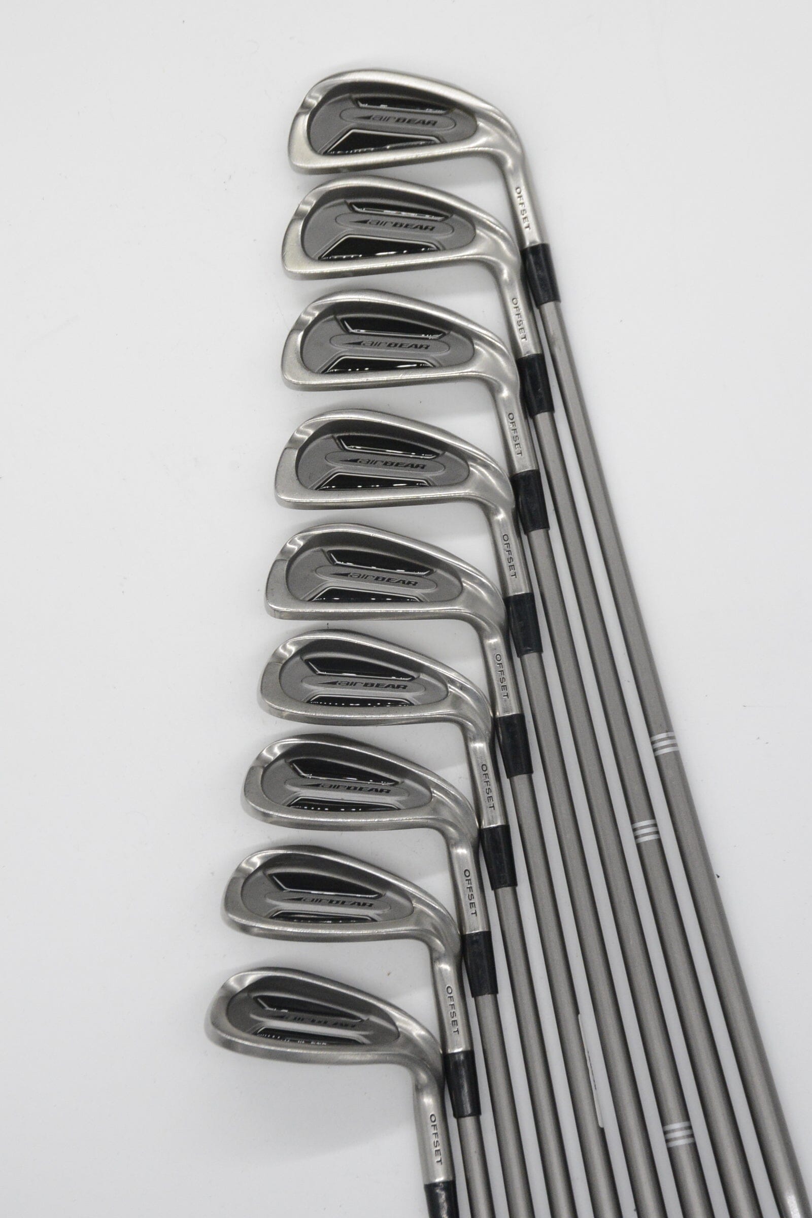 Nicklaus Air Bear Offset 3-PW, SW Iron Set S Flex -0.25" Golf Clubs GolfRoots