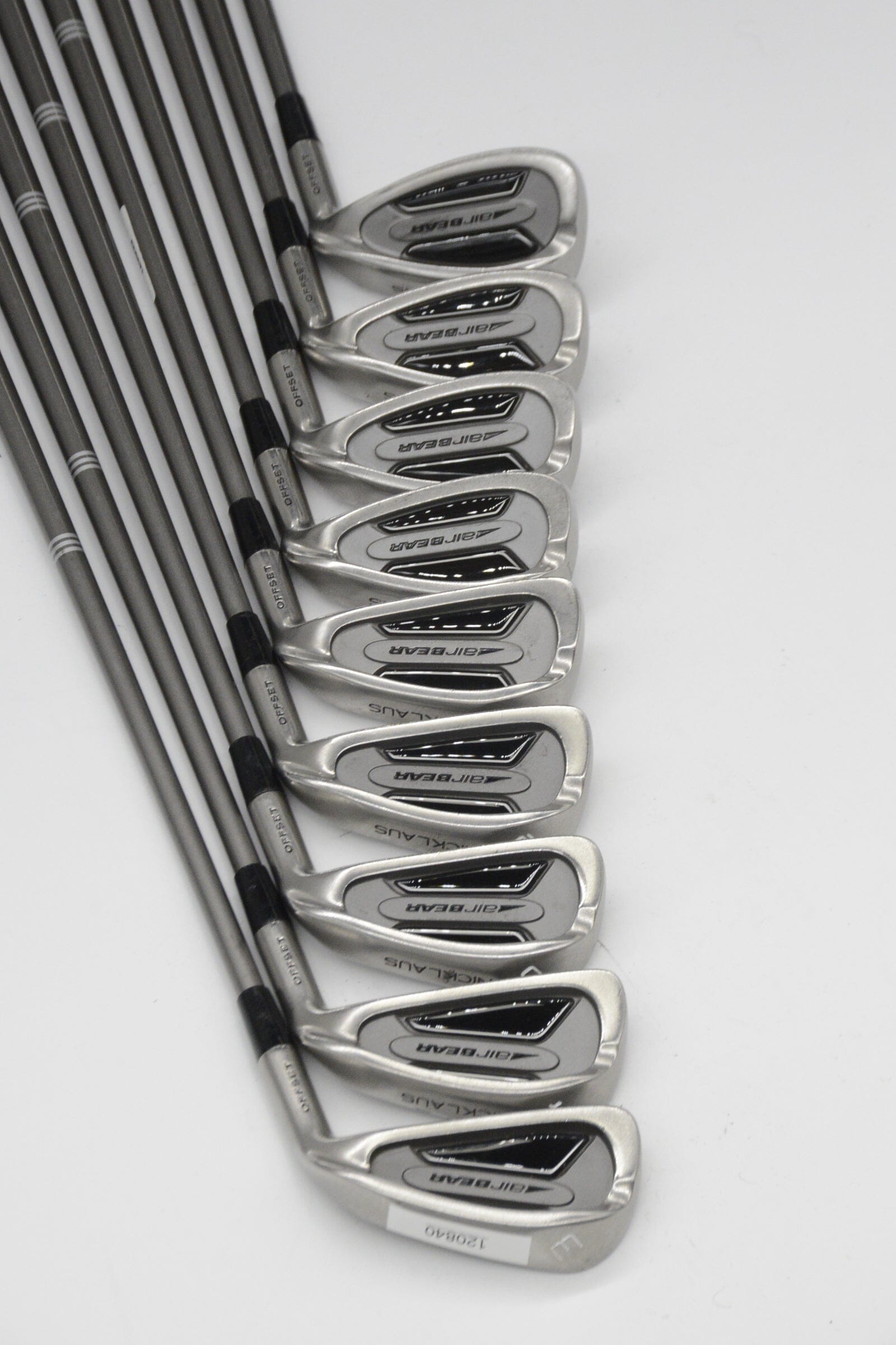 Nicklaus Air Bear Offset 3-PW, SW Iron Set S Flex -0.25" Golf Clubs GolfRoots