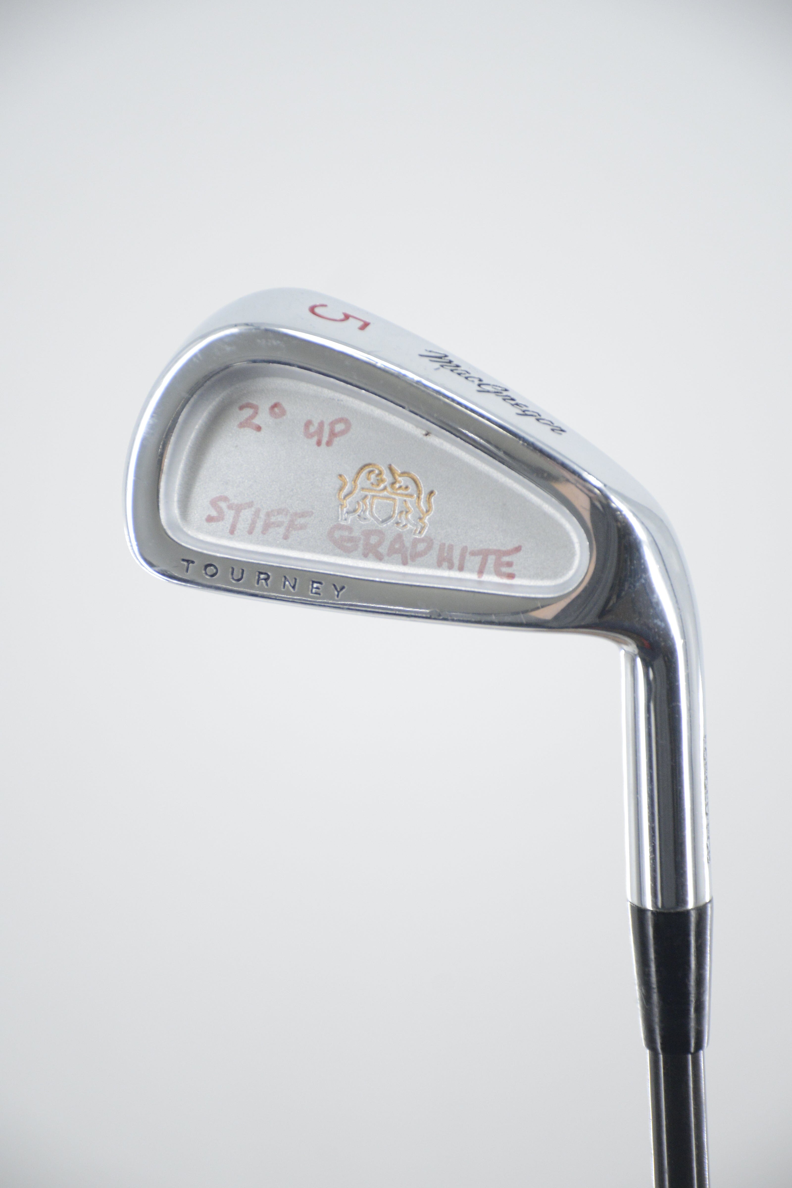 MacGregor Tourney PCB 5 Iron S Flex 38" Golf Clubs GolfRoots