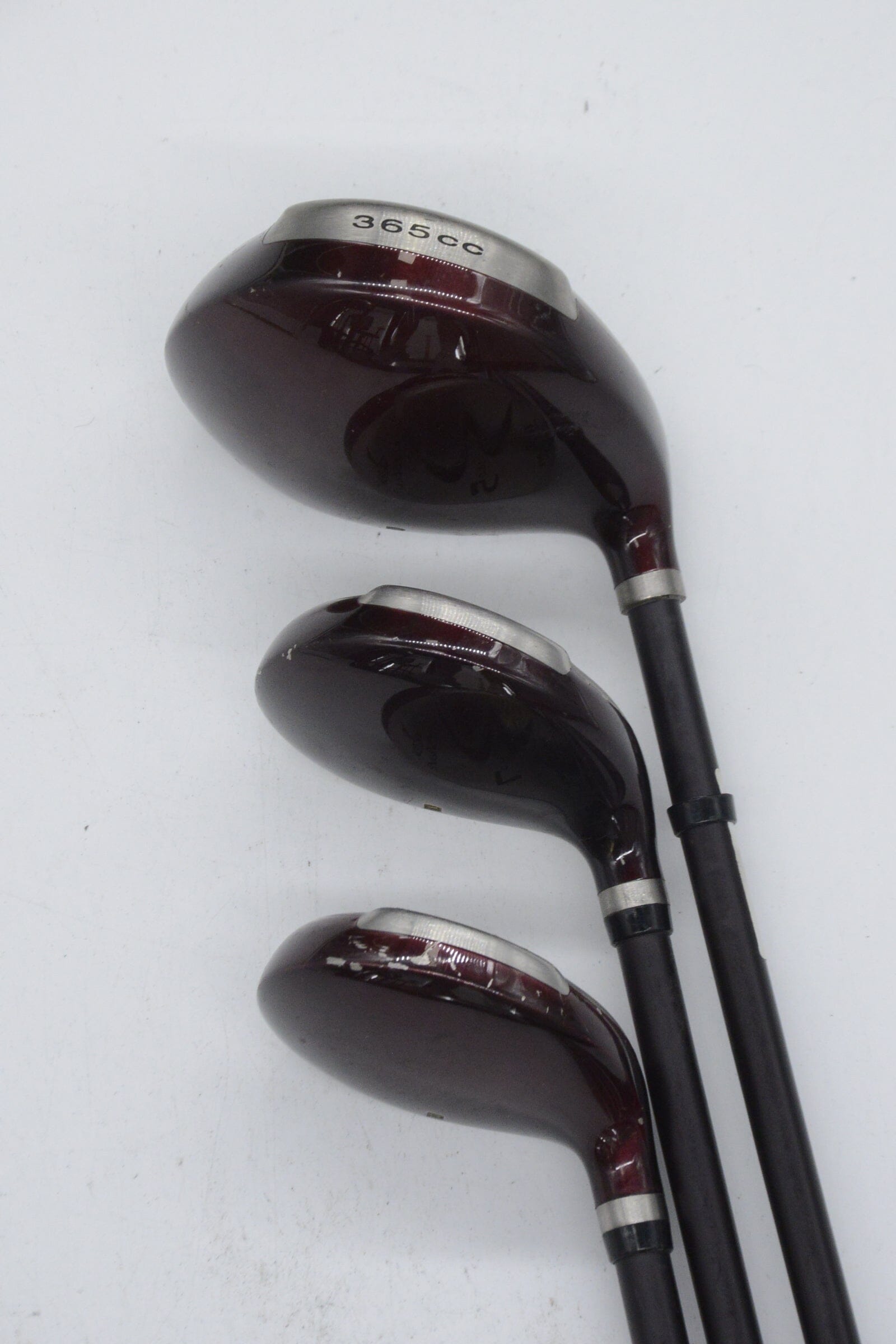 Wilson Deep Red D, 5W, 7W Wood Set R Flex Golf Clubs GolfRoots
