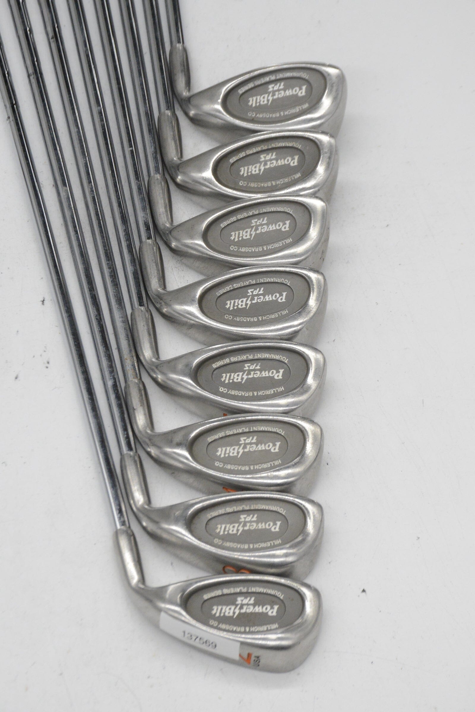 PowerBilt TPS 2-9 Iron Set S Flex Std Length Golf Clubs GolfRoots
