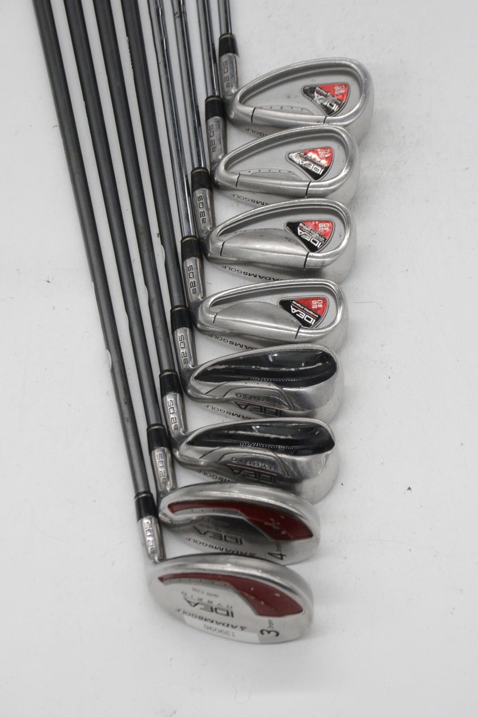 Adams Idea A2 OS 3H-4H, 5-PW Iron Set R Flex +0.75" Golf Clubs GolfRoots