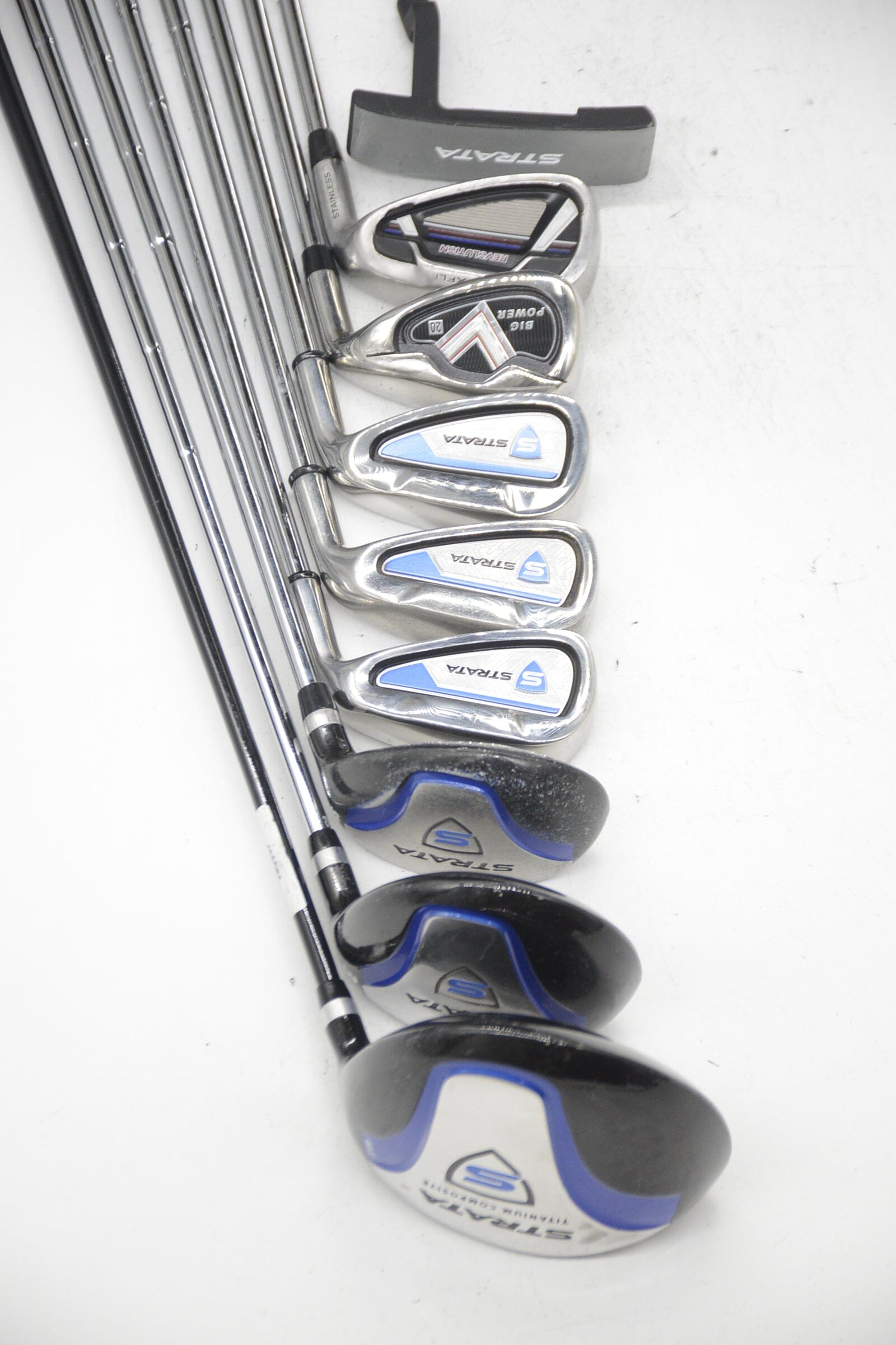 Strata Ultimate Mixed Full Set R Flex -0.5" Golf Clubs GolfRoots