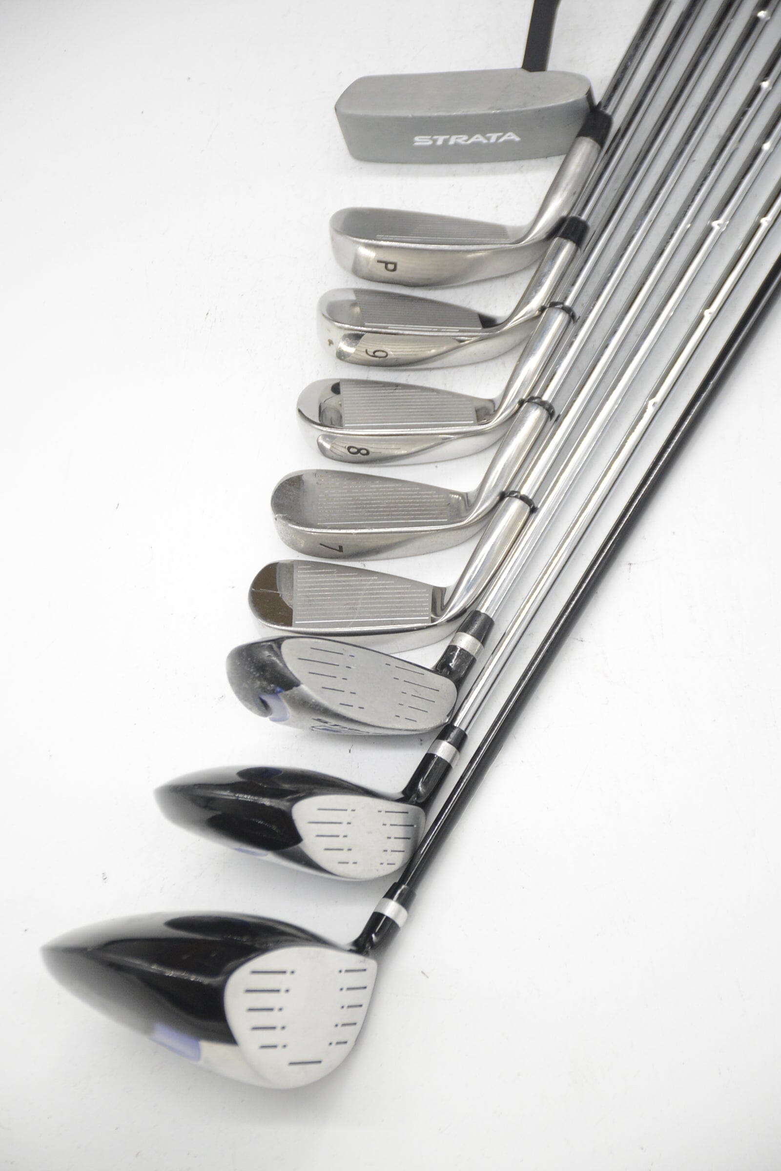 Strata Ultimate Mixed Full Set R Flex -0.5" Golf Clubs GolfRoots