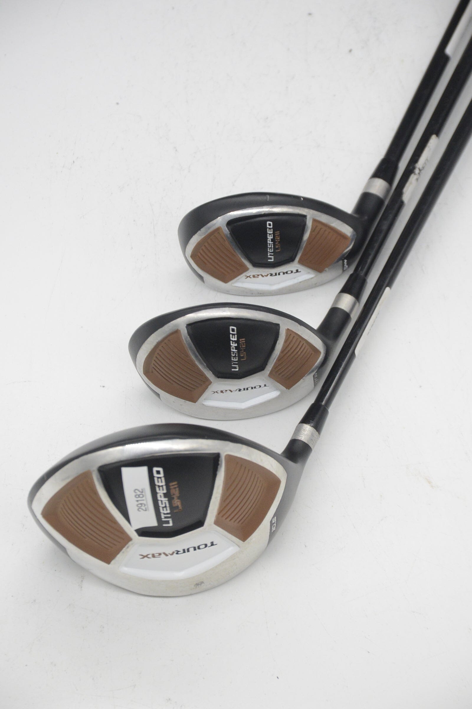 Lefty TourMax Litespeed LS4211 D, 3W, 5H Wood Set Uniflex Golf Clubs GolfRoots