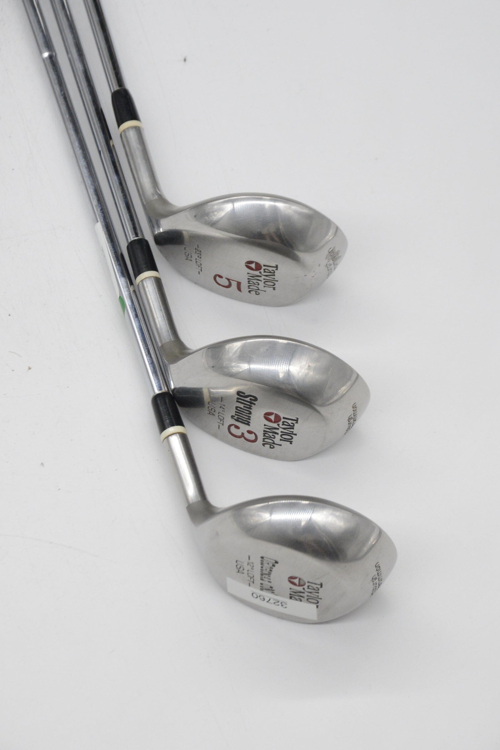 TaylorMade Metal Wood D, 3W, 5W Wood Set S Flex Golf Clubs GolfRoots