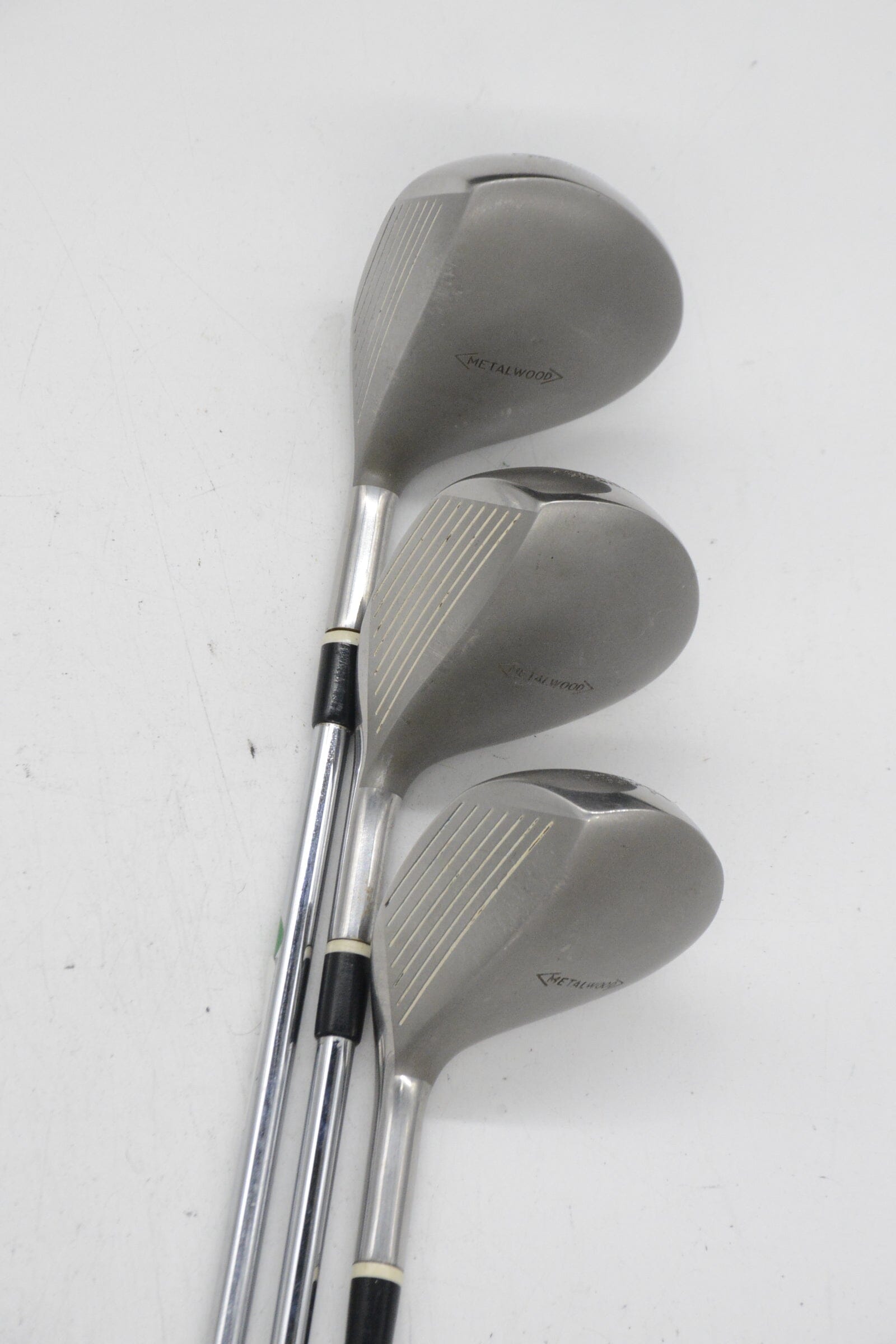 TaylorMade Metal Wood D, 3W, 5W Wood Set S Flex Golf Clubs GolfRoots