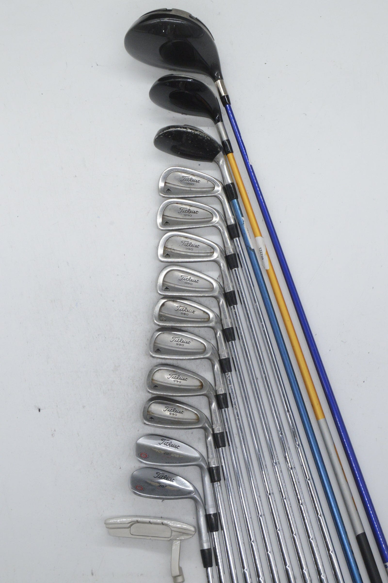 Titleist DCI 990 Mixed Full Set S Flex -0.5" Golf Clubs GolfRoots
