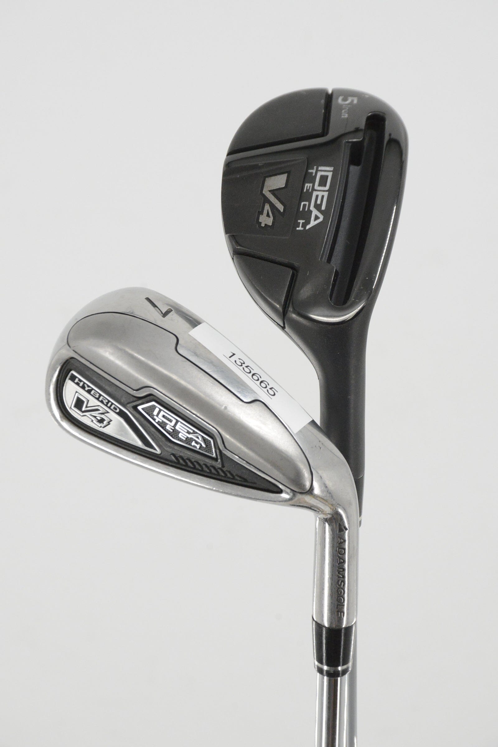 Adams Idea Tech V4 Hybrid 4H-6H, 7-GW Iron Set S Flex +0.75" Golf Clubs GolfRoots