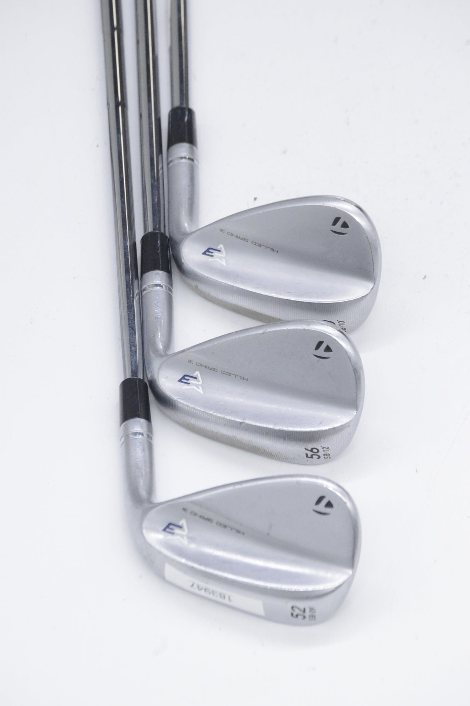 TaylorMade MG3 Chrome 52, 56, 60 Degree Wedge Set S Flex Golf Clubs GolfRoots