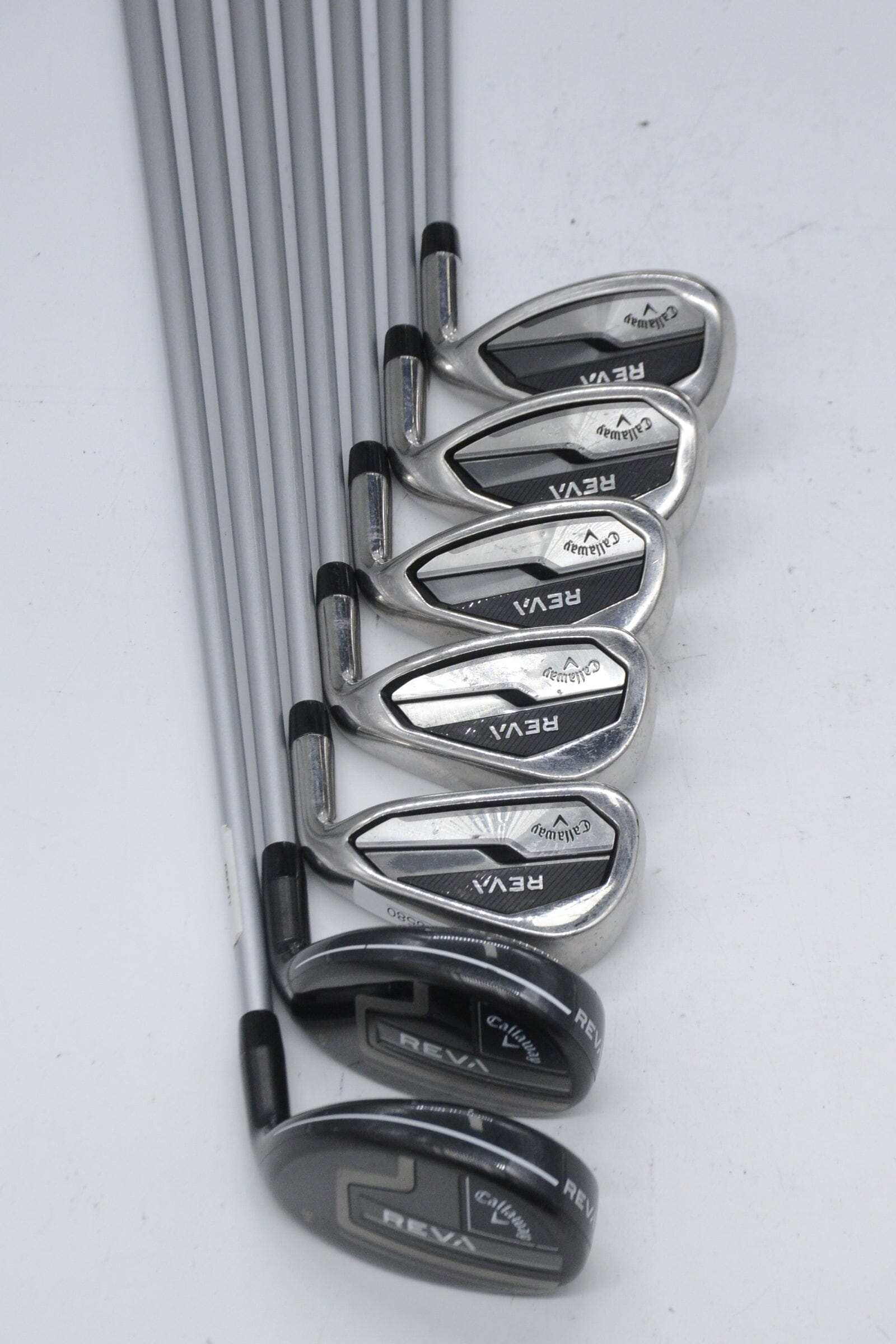 Women's Callaway Big Bertha Reva Combo 5H-6H, 7-PW, SW Iron Set W Flex Std Length Golf Clubs GolfRoots