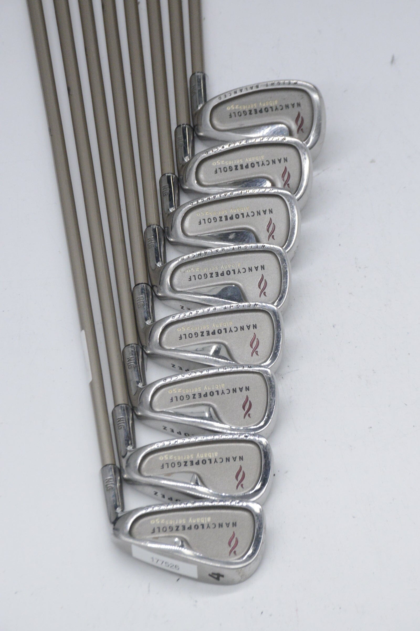Nancy Lopez Albany Series 250 4-PW, SW Iron Set R Flex -1.25" Golf Clubs GolfRoots