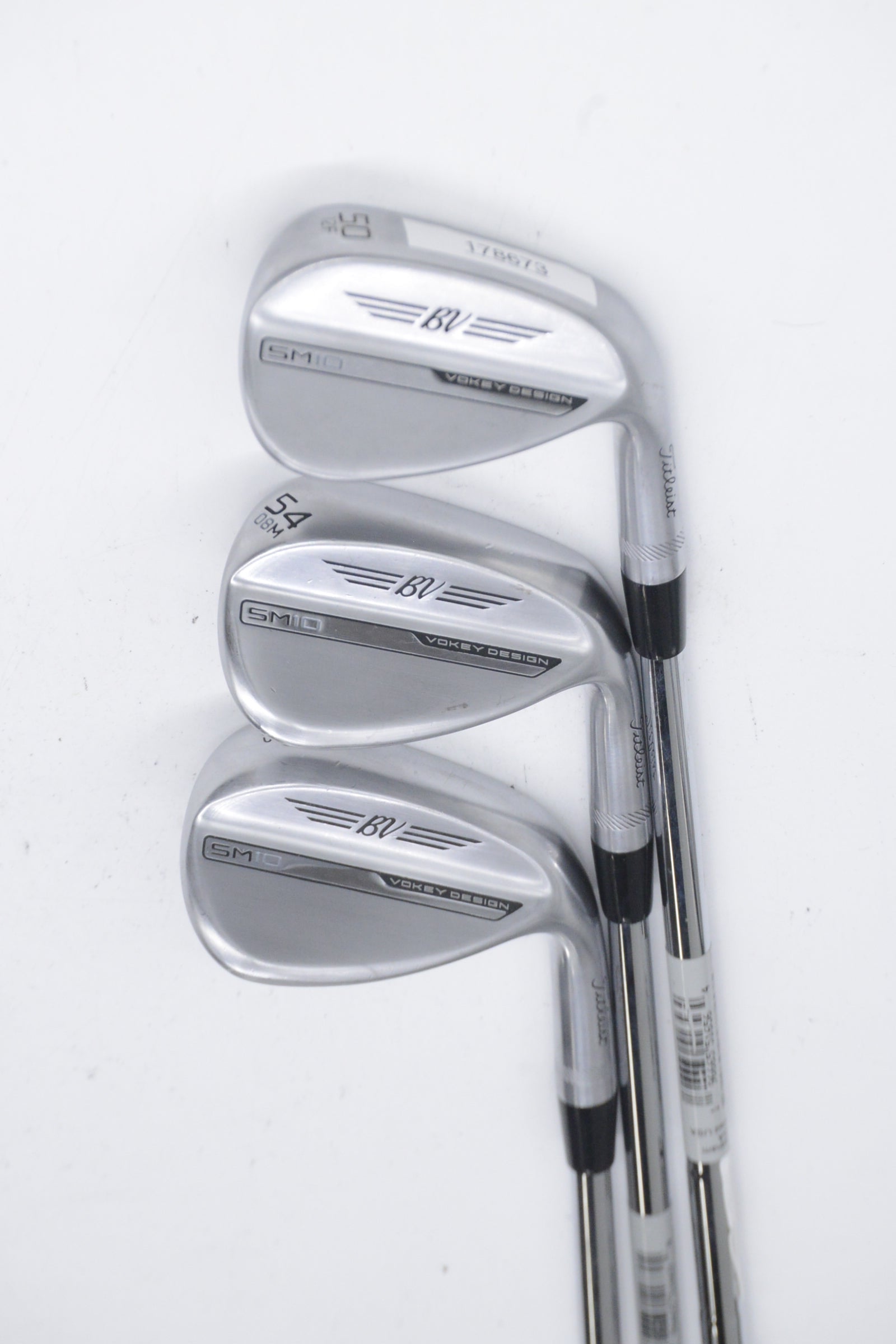 Titleist Vokey SM10 Tour Chrome 50, 54, 58 Degree Wedge Set Wedge Flex