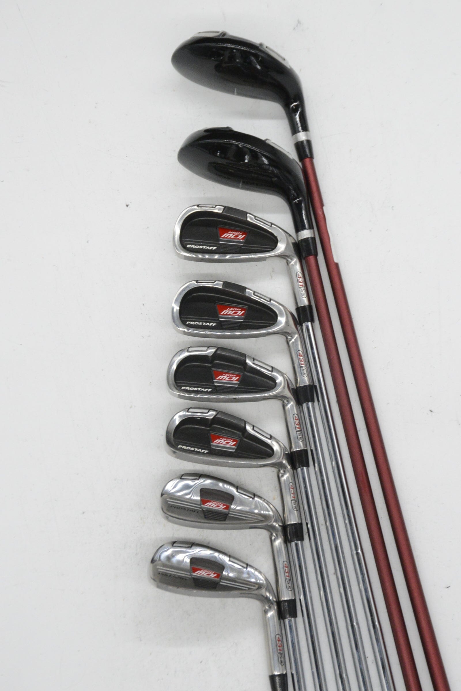 Wilson Pro Staff Hybrid 4H-5H, 6-PW, SW Iron Set R Flex Std Length Golf Clubs GolfRoots
