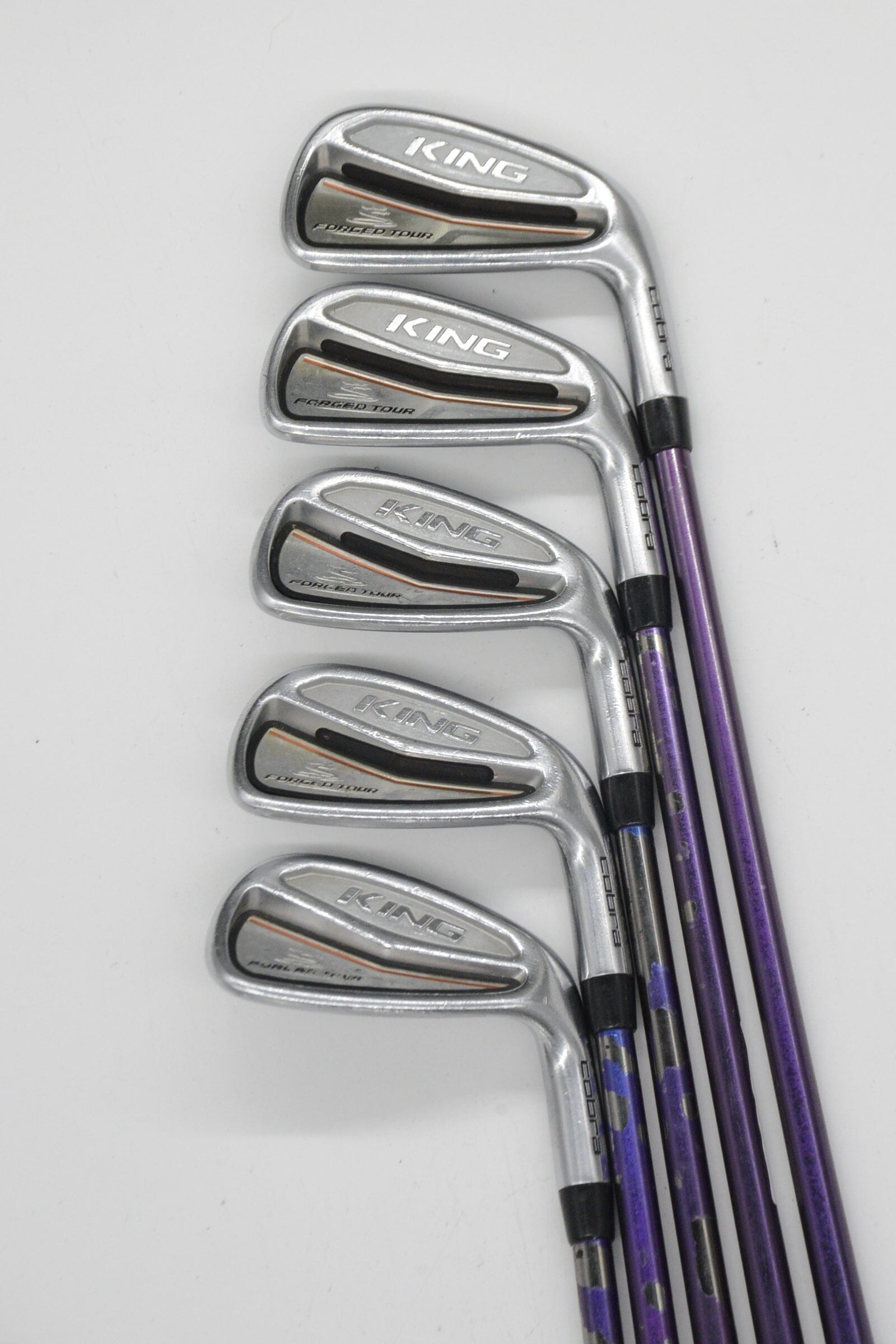 Cobra King Forged Tour 6-PW Iron Set S Flex Std Length Golf Clubs GolfRoots