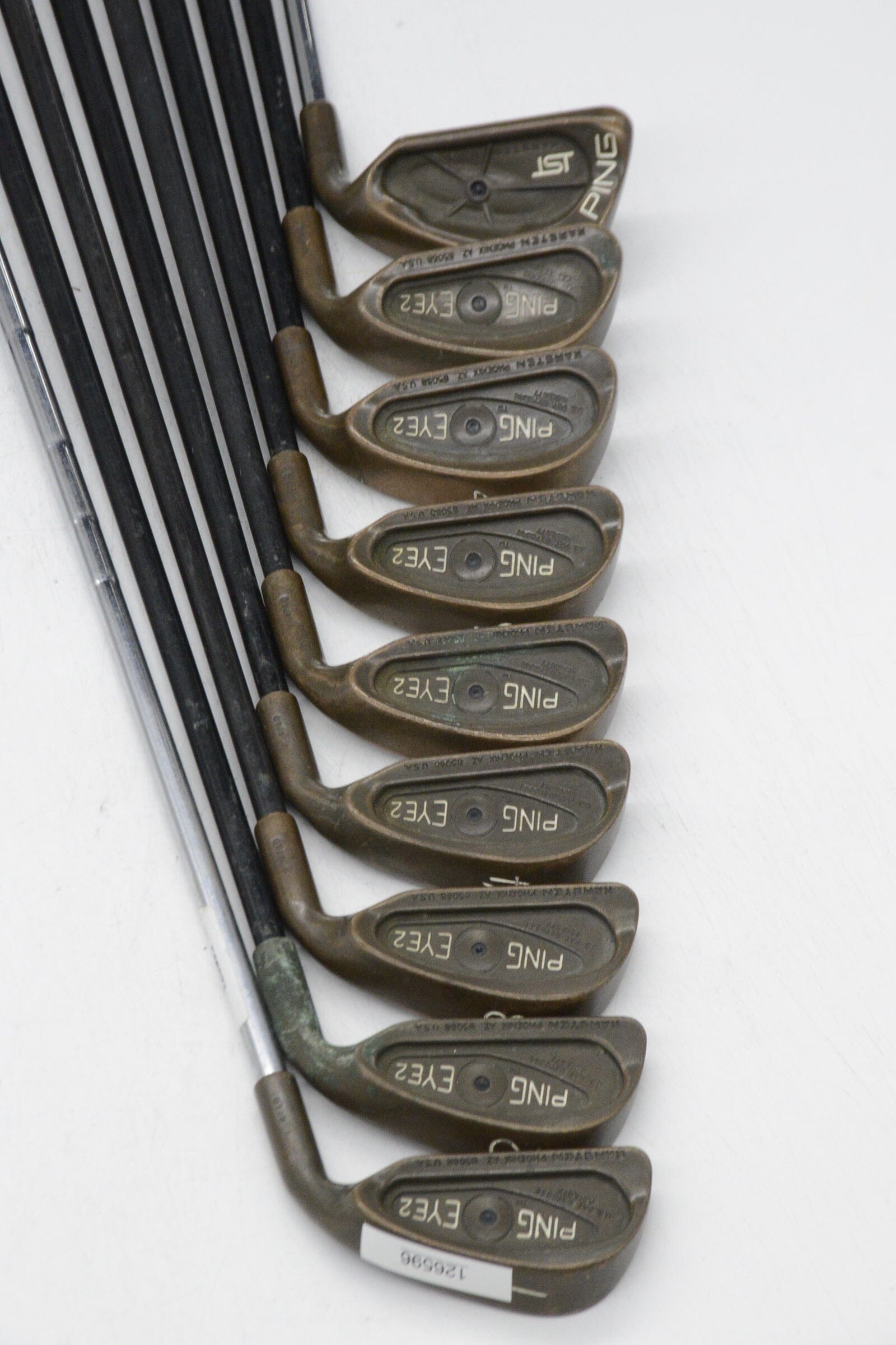 Ping Eye 2 Beryllium Copper 1-8, PW Iron Set R Flex -0.5" Golf Clubs GolfRoots