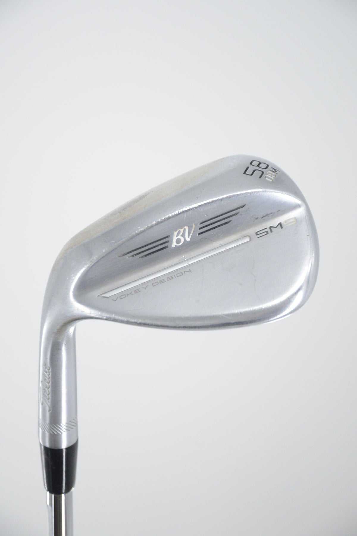 Lefty Titleist Vokey SM9 Tour Chrome 58 Degree Wedge Wedge Flex 34.75" Golf Wedges Titleist