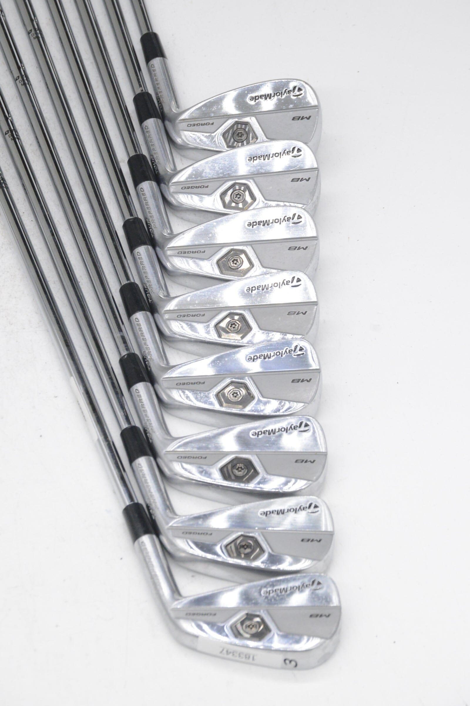 TaylorMade Tour Preferred MB 3-PW Iron Set S Flex Std Length Golf Clubs GolfRoots