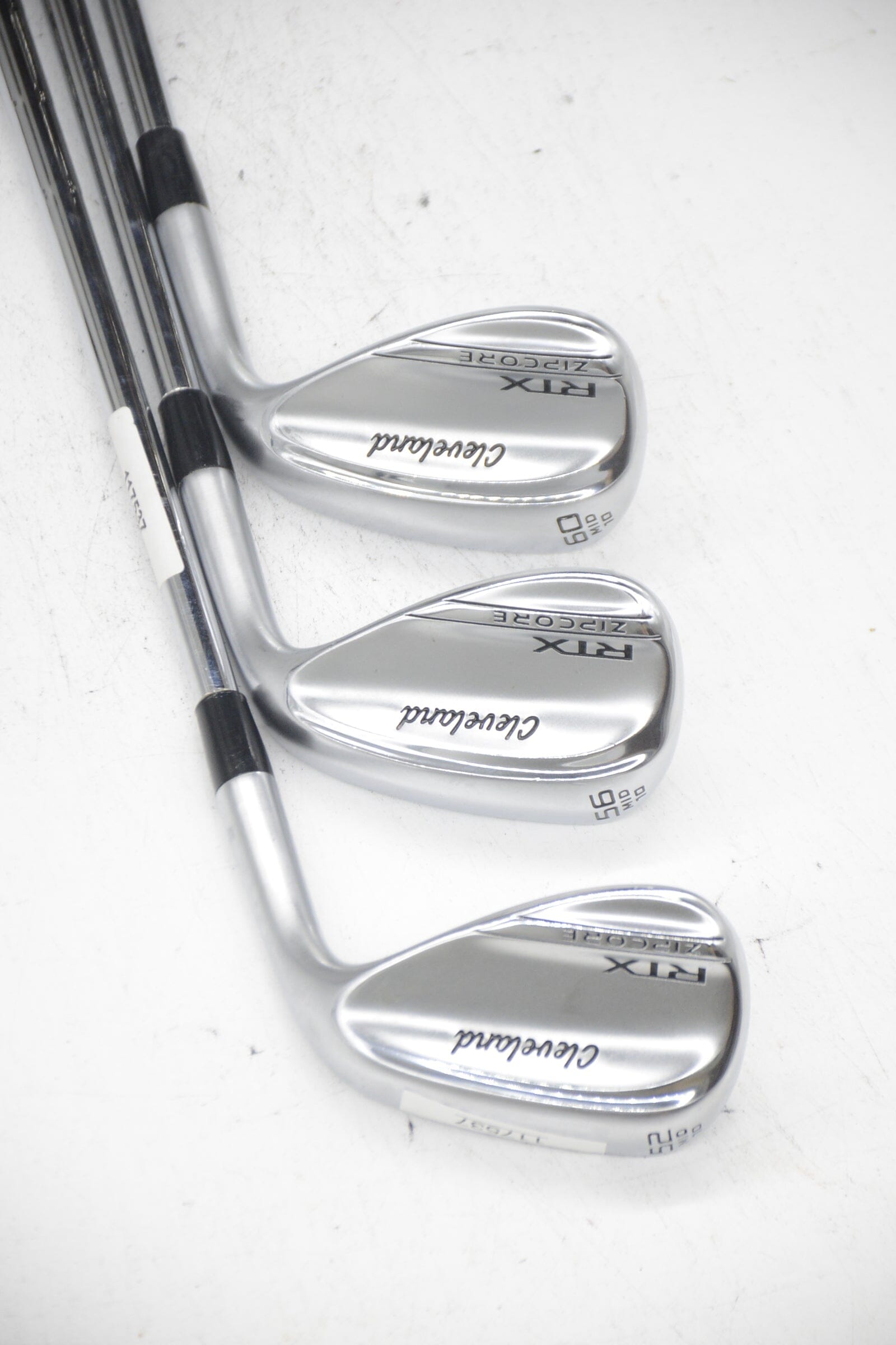 Cleveland RTX Zipcore Tour Satin 52, 56, 60 Degree Wedge Set S Flex Golf Clubs GolfRoots