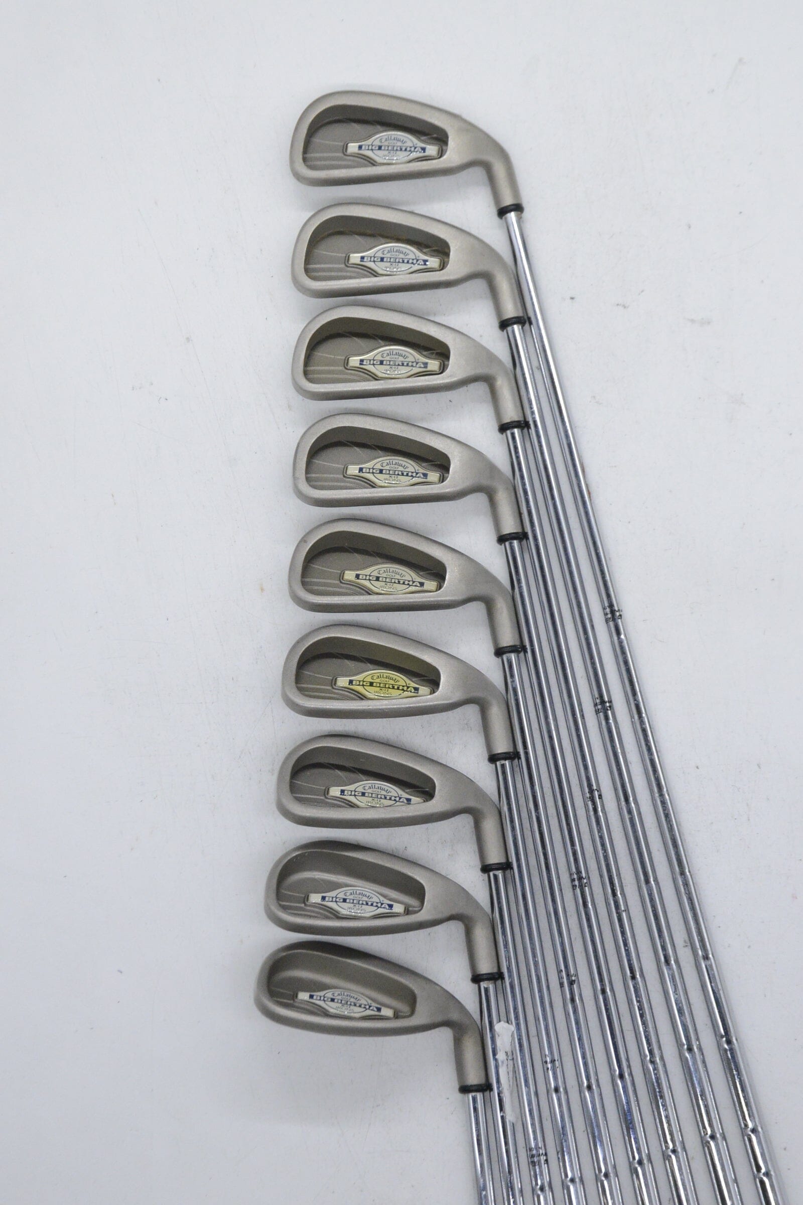 Callaway Big Bertha X-12 3-SW Iron Set R Flex Std Length Golf Clubs GolfRoots