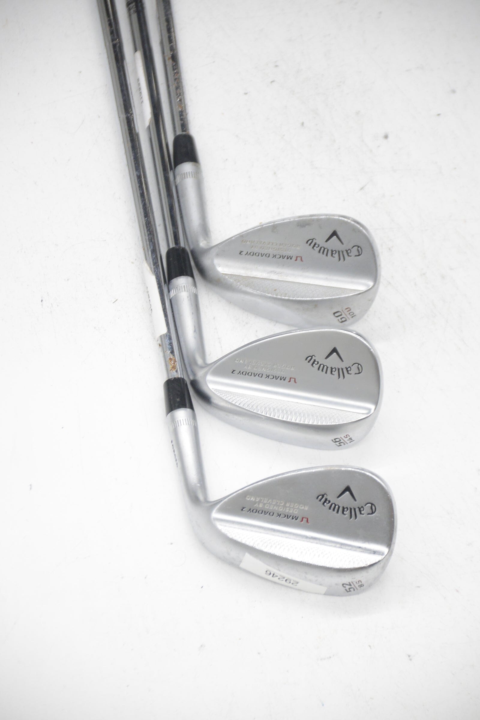 Callaway Mack Daddy 2 Chrome 52, 56, 60 Degree Wedge Set Wedge Flex Golf Clubs GolfRoots
