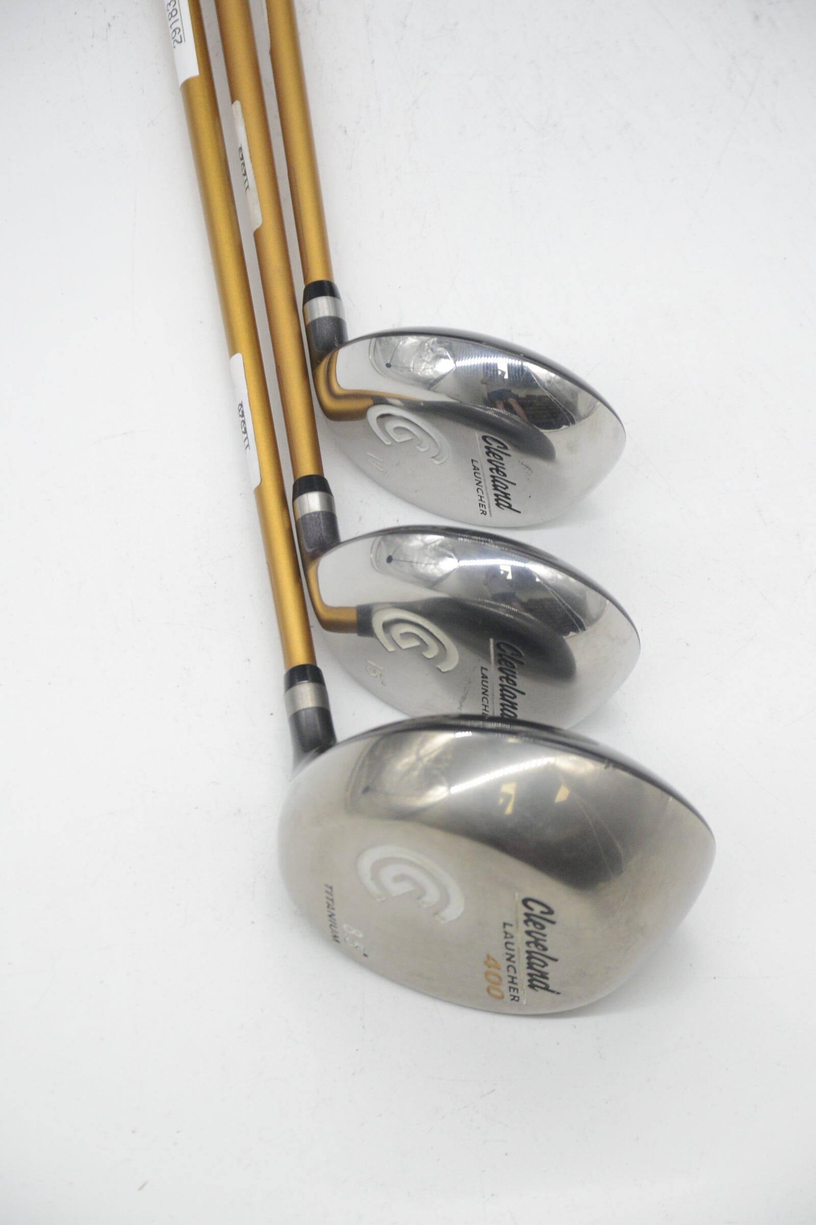 Cleveland Launcher 400 D, 3W, 5W Wood Set S Flex Golf Clubs GolfRoots