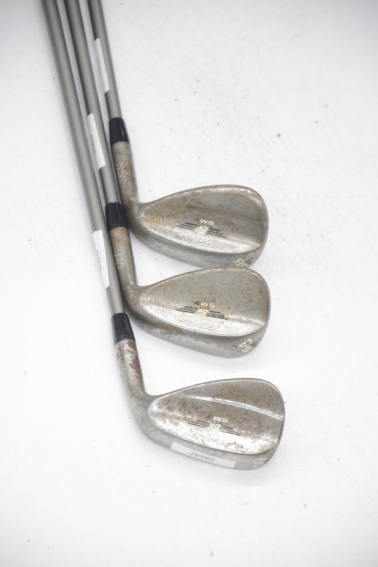 Titleist Vokey SM7 Raw 50, 54, 58 Degree Wedge Set S Flex Golf Clubs GolfRoots