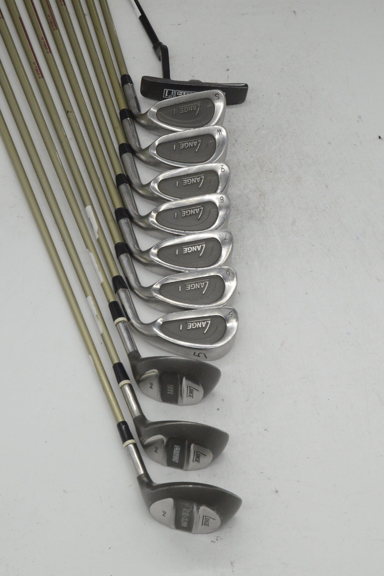 Lange 1 Mixed Full Set R Flex -0.75" Golf Clubs GolfRoots