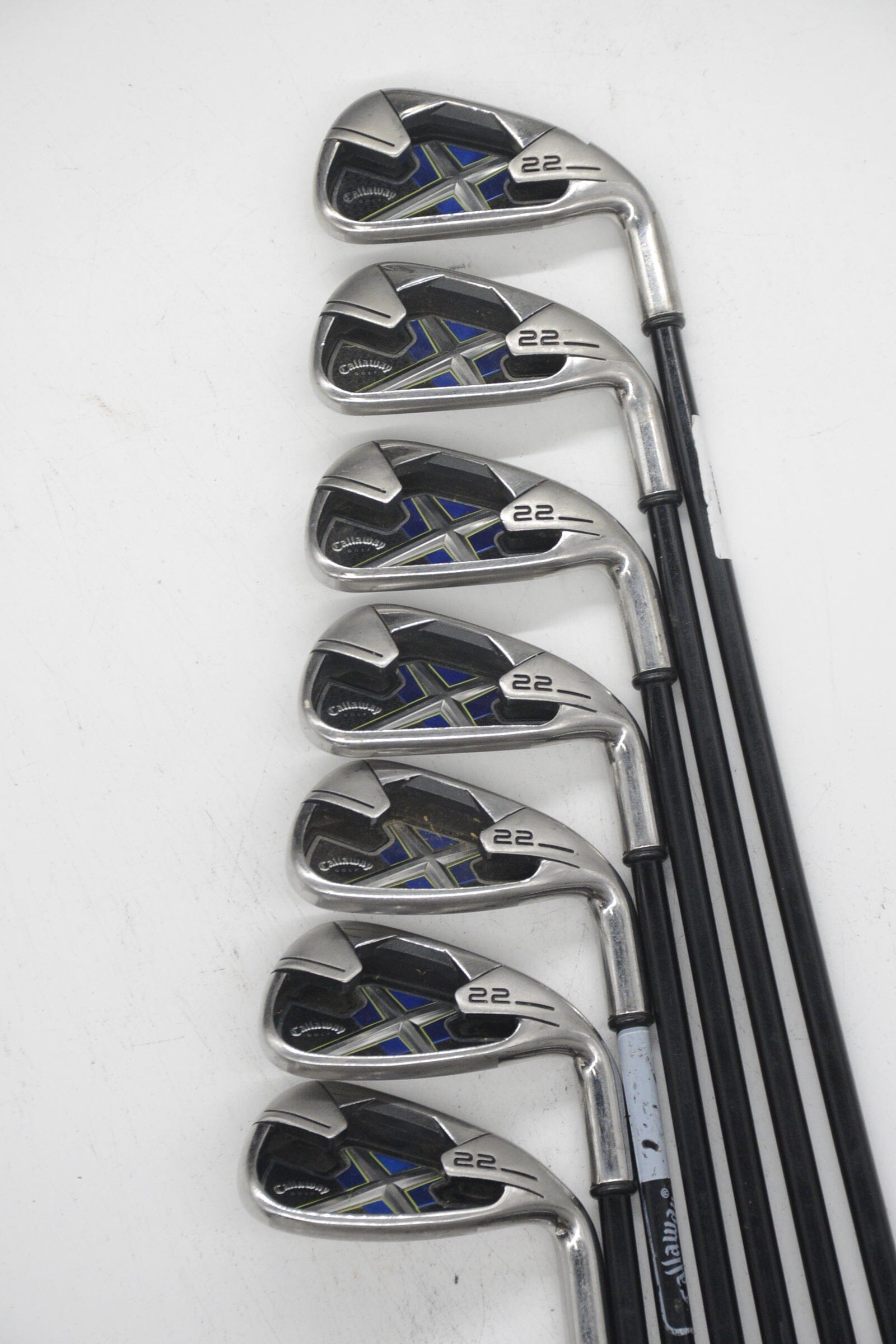 Callaway X-22 4-PW Iron Set R Flex -0.5" Golf Clubs GolfRoots