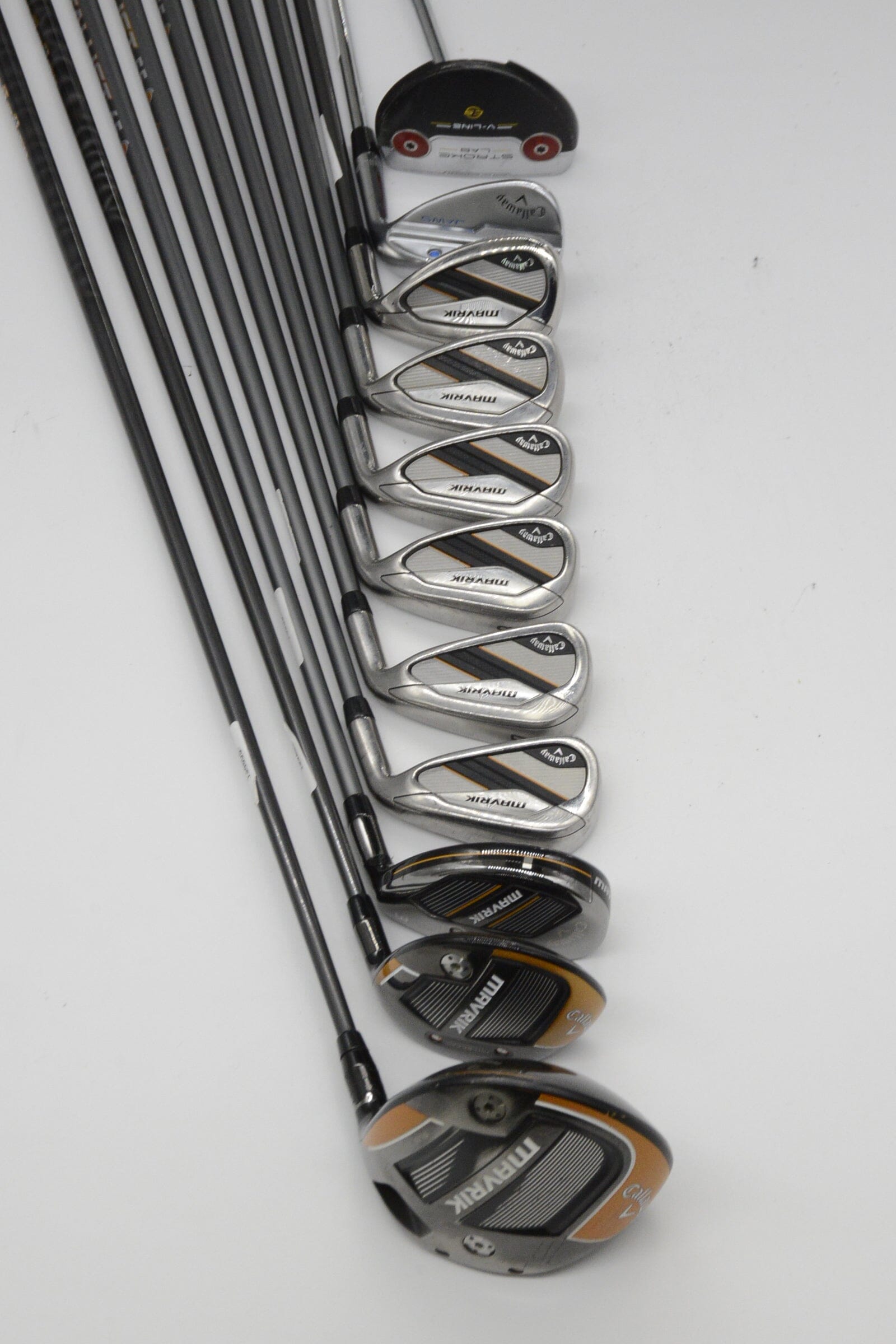 Callaway Mavrik Mixed Full Set R Flex -0.5" Golf Clubs GolfRoots