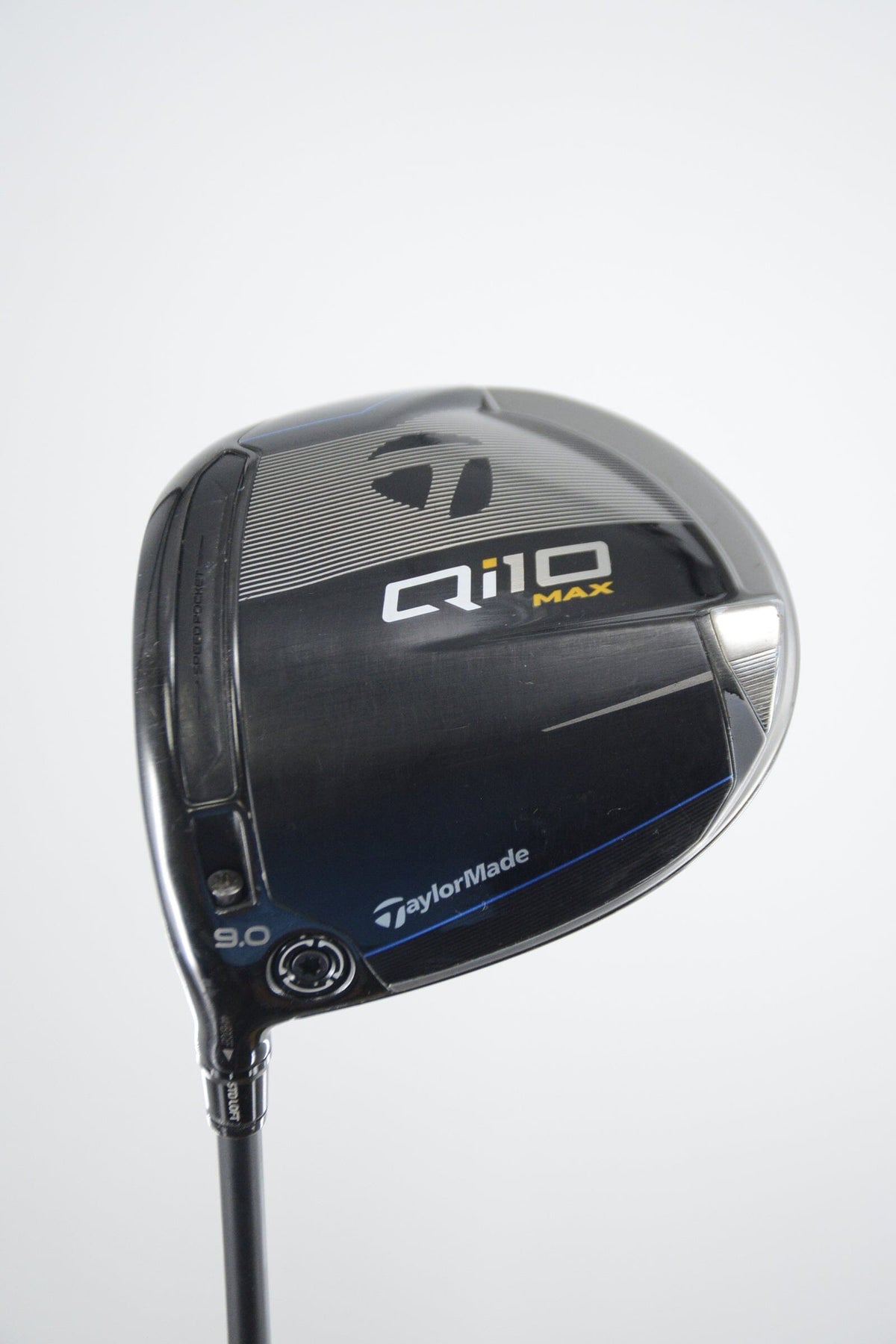 Lefty TaylorMade Qi10 Max 9 Degree Driver X Flex 44.5" Golf Clubs GolfRoots