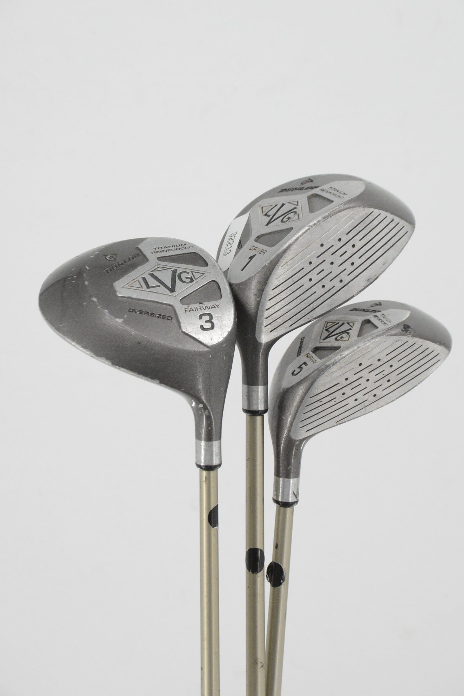 Women's MaxFli Dunlop LVG D, 3W, 5W Wood Set W Flex Golf Clubs GolfRoots