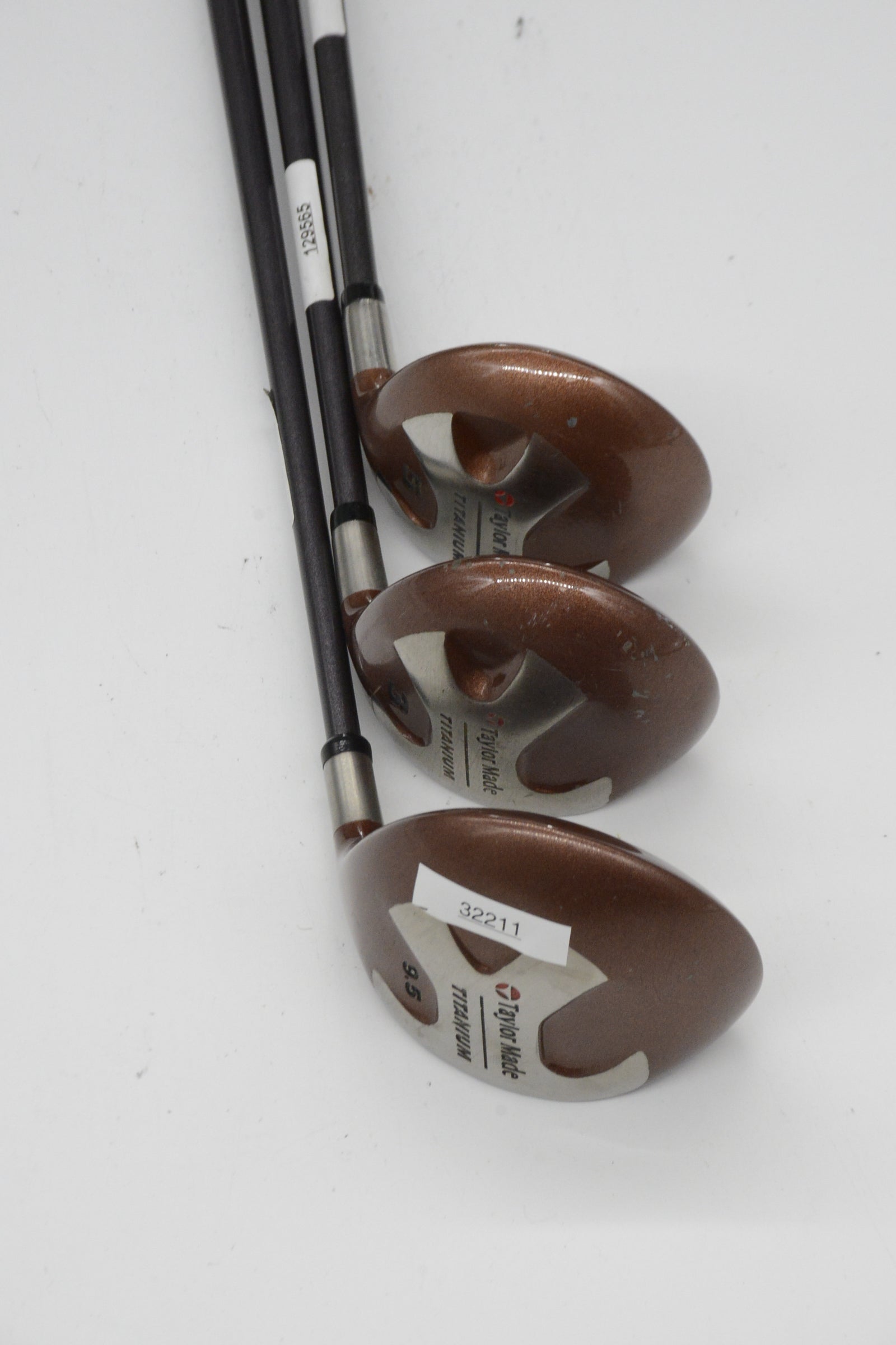 TaylorMade Titanium Bubble D, 3W, 5W Wood Set S Flex