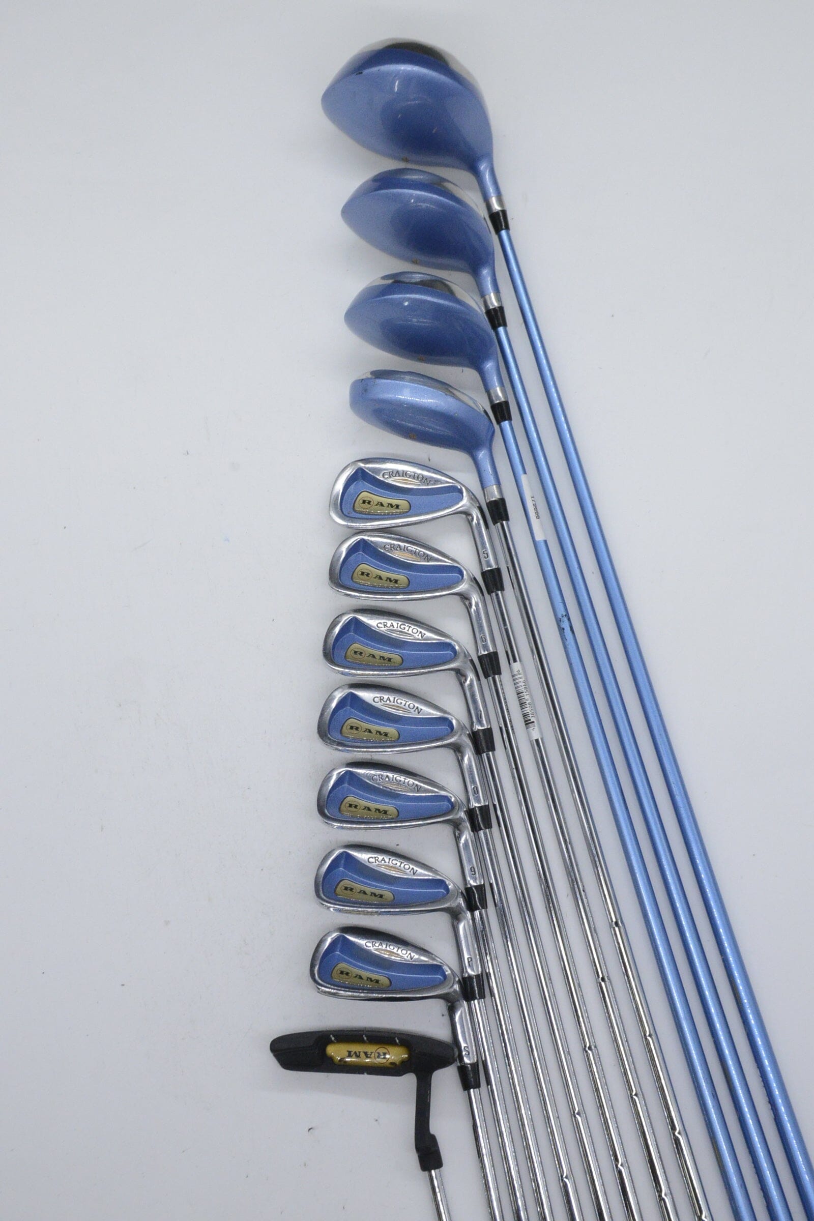 Women's Ram Craigton Mixed Full Set W Flex +0.5" Golf Clubs GolfRoots