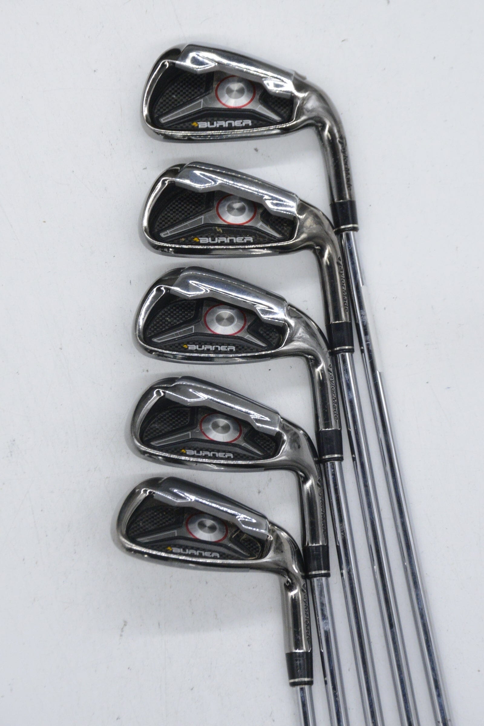 TaylorMade Burner '09 6-PW Iron Set R Flex +0.5" Golf Clubs GolfRoots