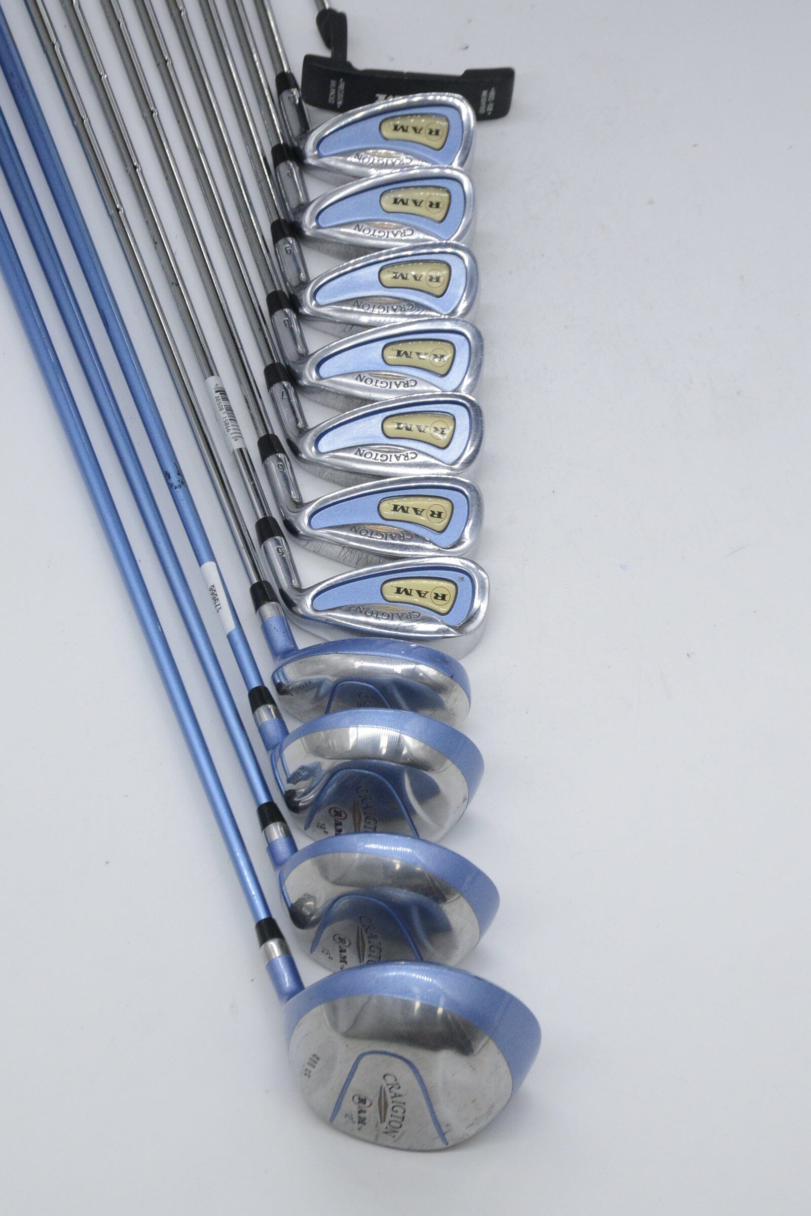 Women's Ram Craigton Mixed Full Set W Flex +0.5" Golf Clubs GolfRoots