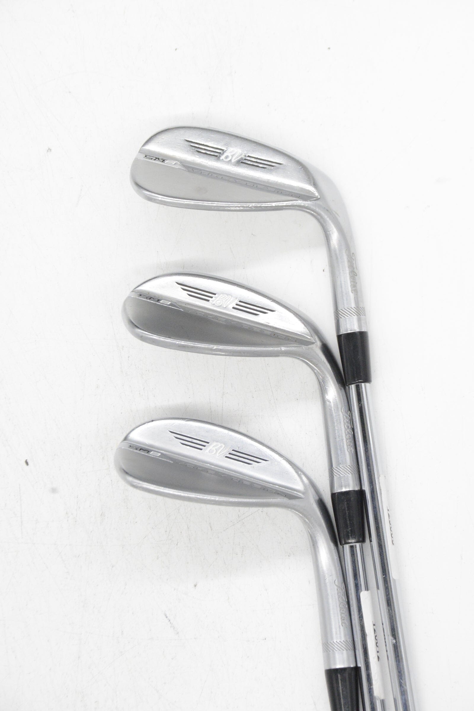 Titleist Vokey SM8 Tour Chrome 52, 56, 60 Degree Wedge Set Wedge Flex Golf Clubs GolfRoots